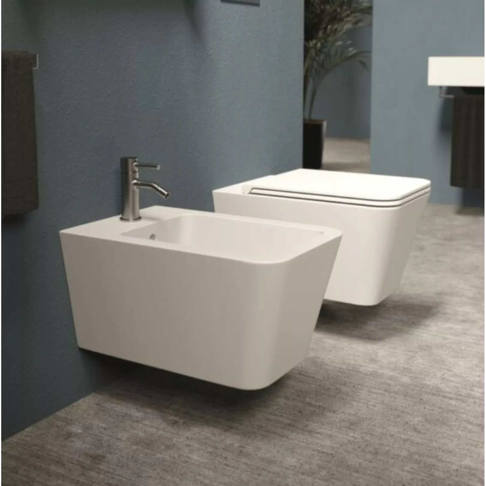 Bidet suspendu HIDE Square