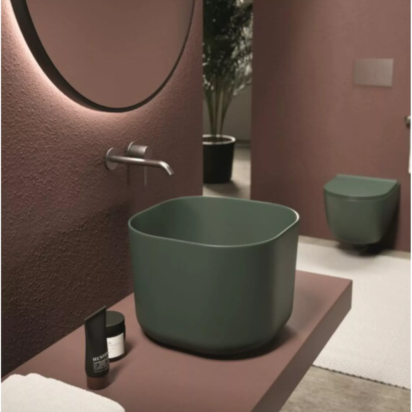 Lavabo, vasque à poser UNICA 40x40
