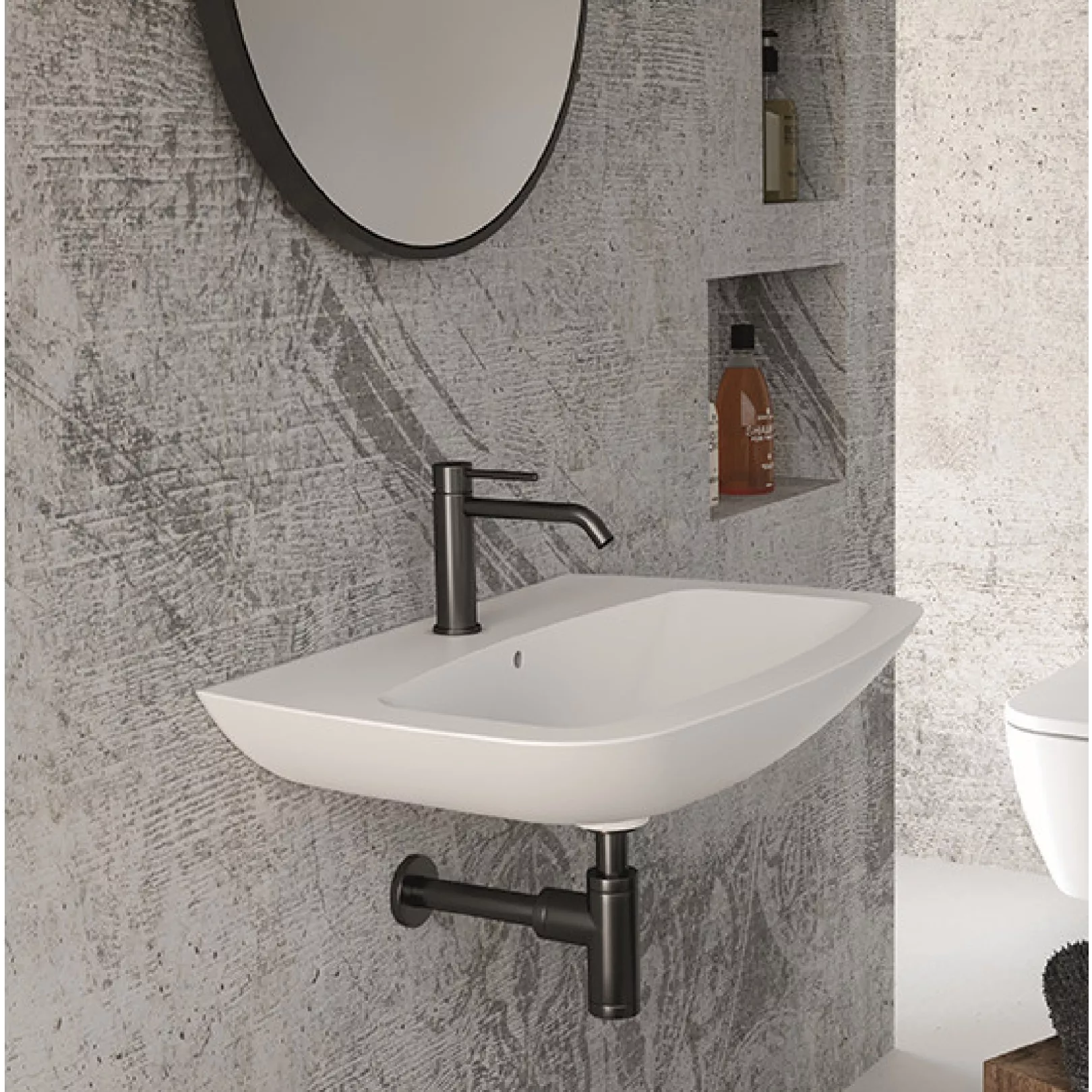 Lavabo, vasque à suspendre WUNDER 60X45cm