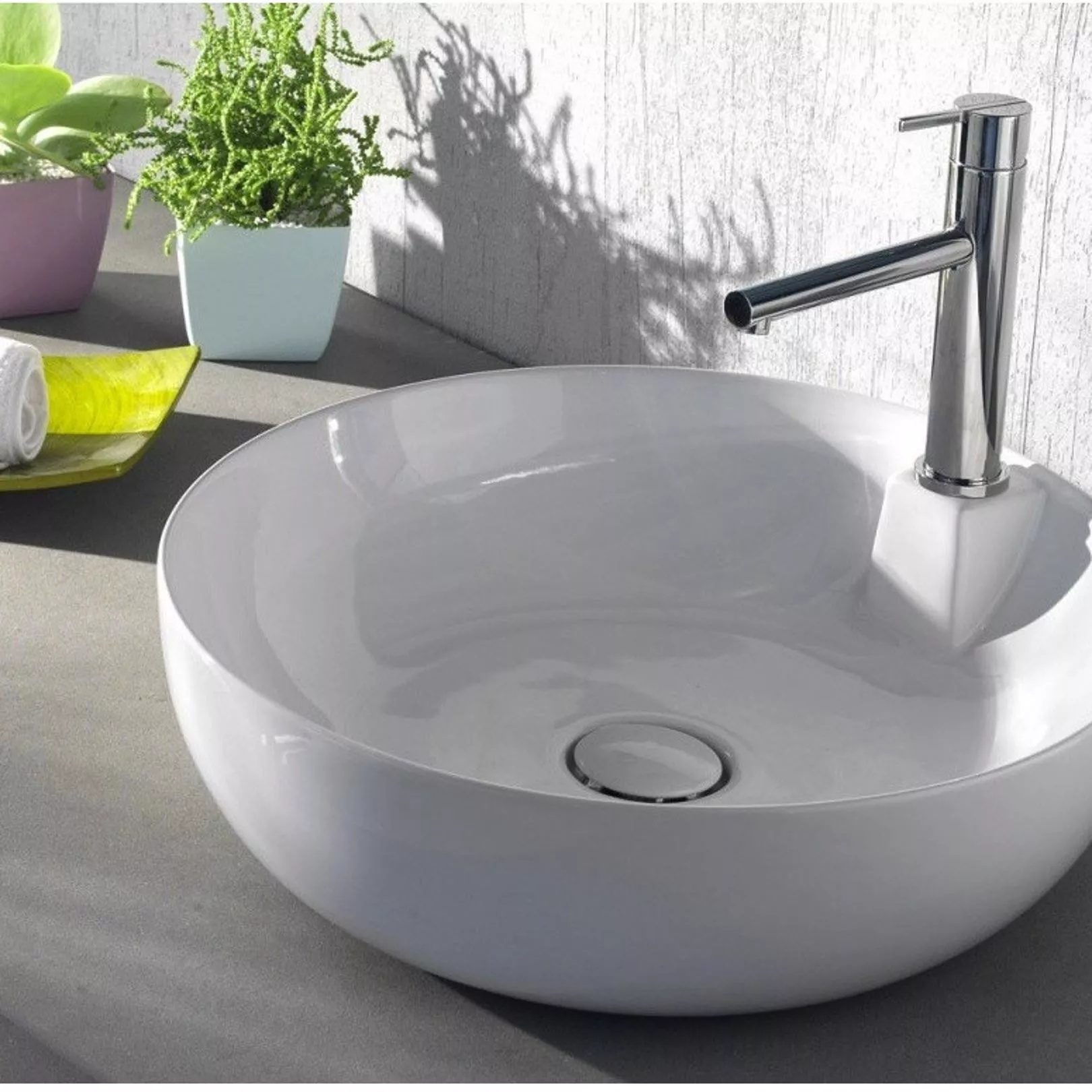 Lavabo, vasque à poser Elite Round 45 à poser, diam. 45cm
