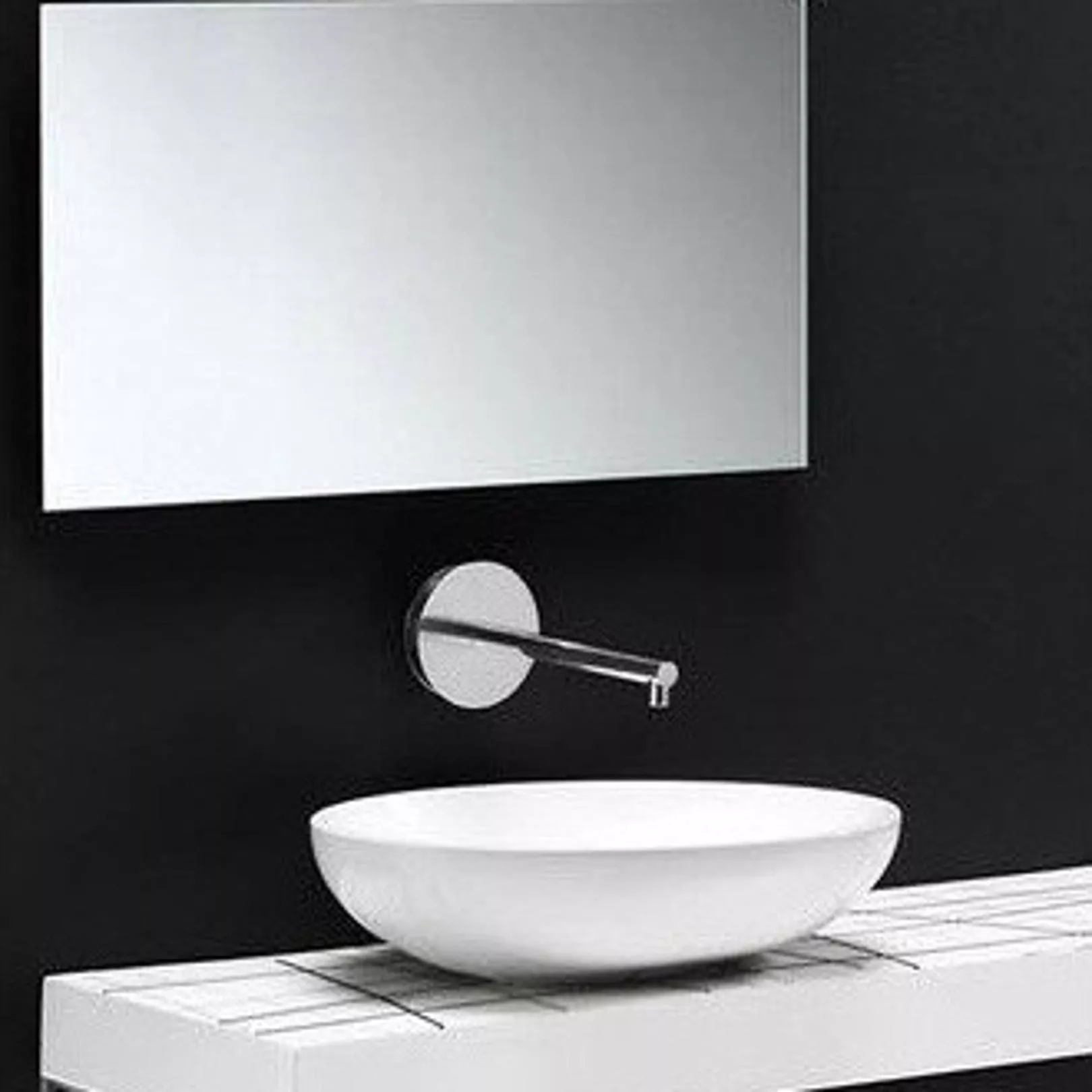Lavabo, vasque Thin Ovale L243 oval à poser