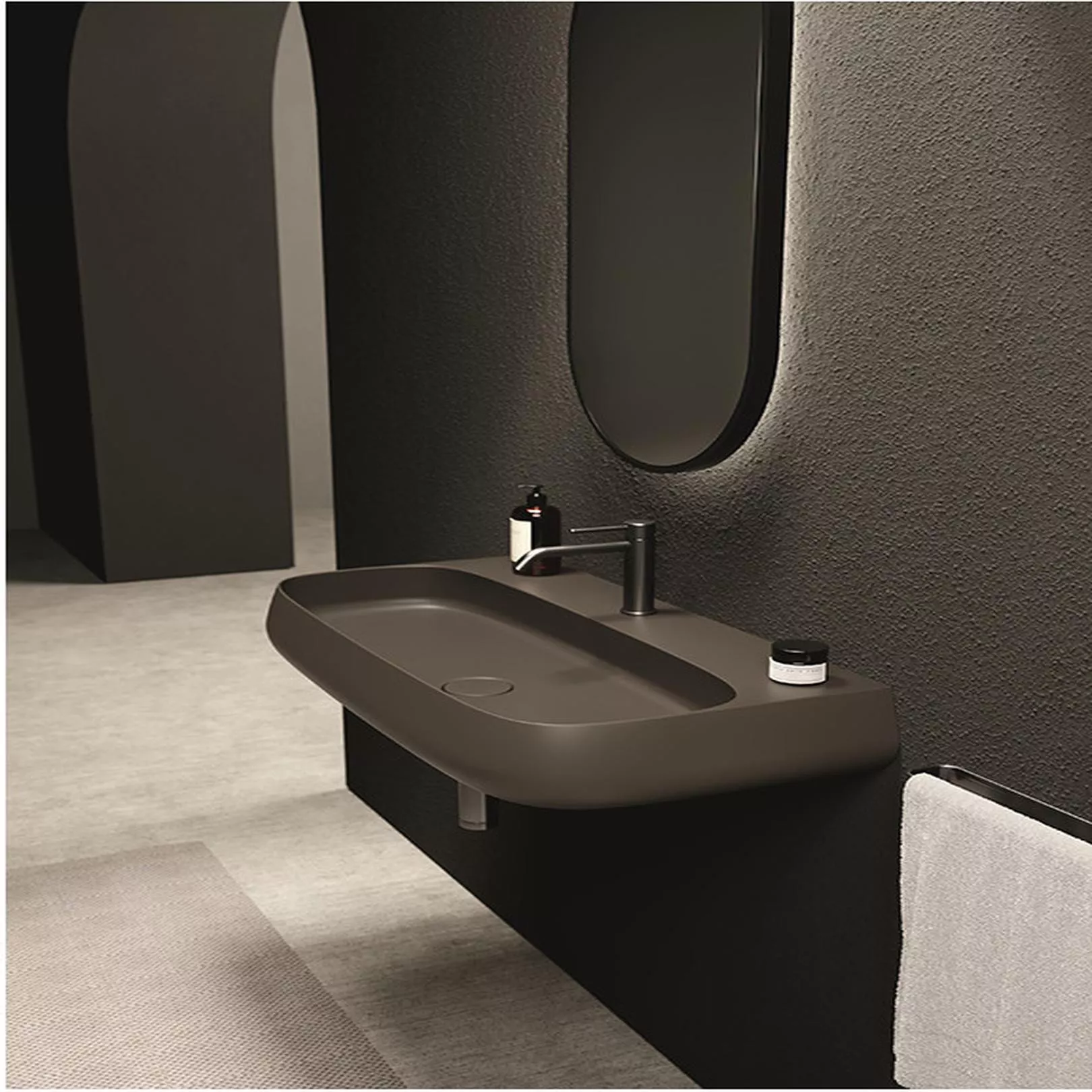 Lavabo, vasque à poser NUR 80x40cm