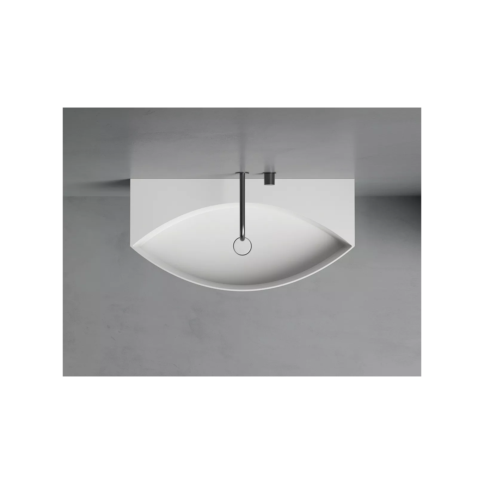 Vasque murale ovale OCCHIO 90x45 Hauteur 13cm     