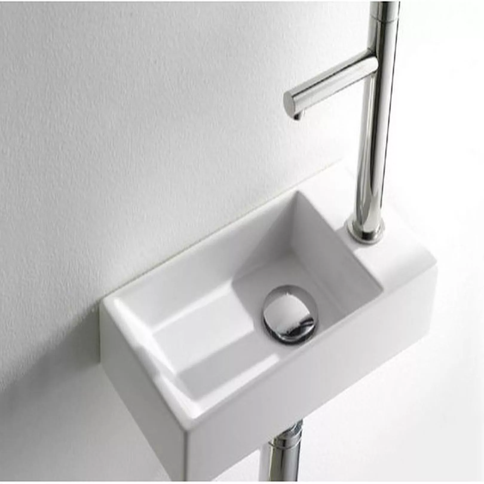 Lave Main Acquafredda Rectangular 17,5x35cm, à poser ou à suspendre