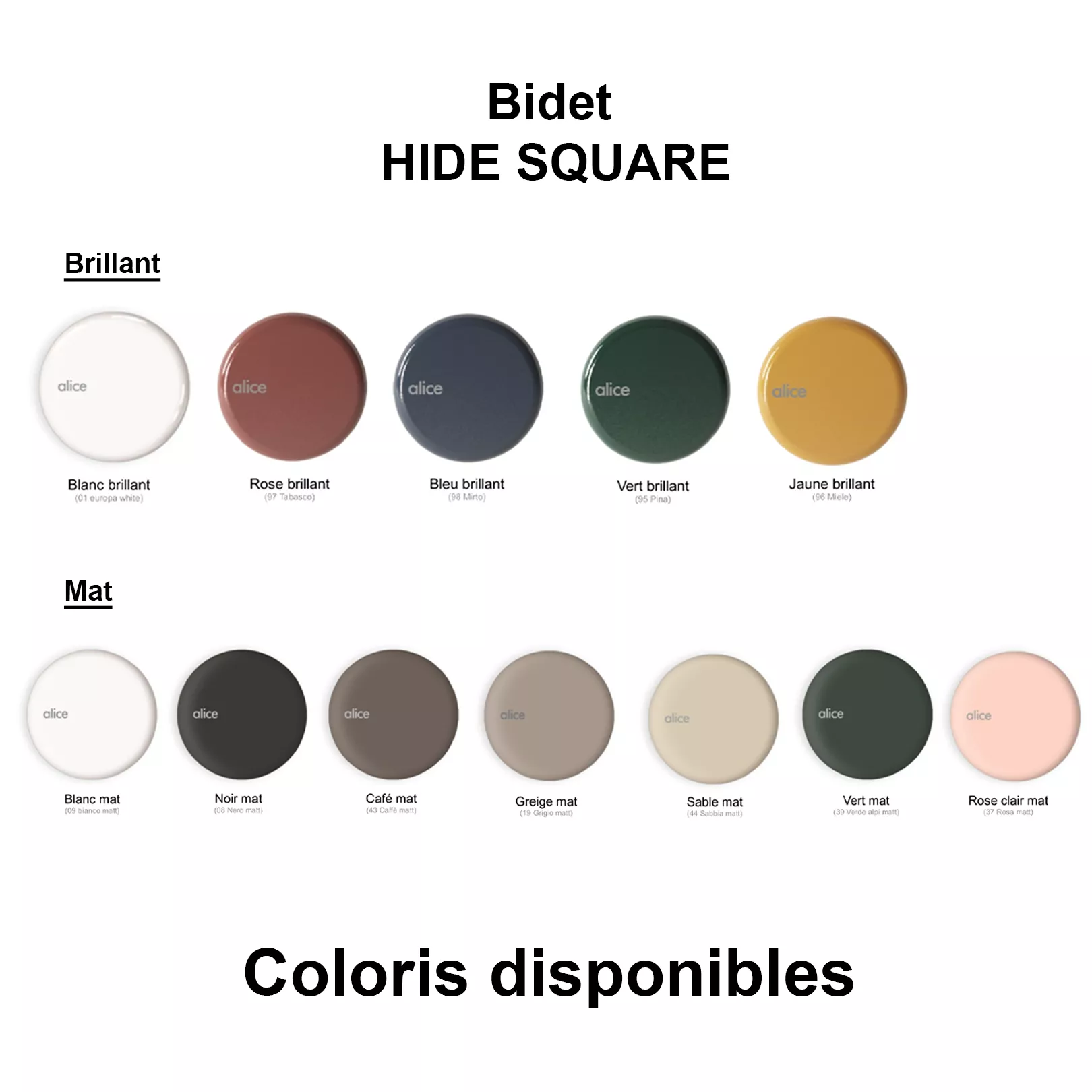 Bidet HIDE Square