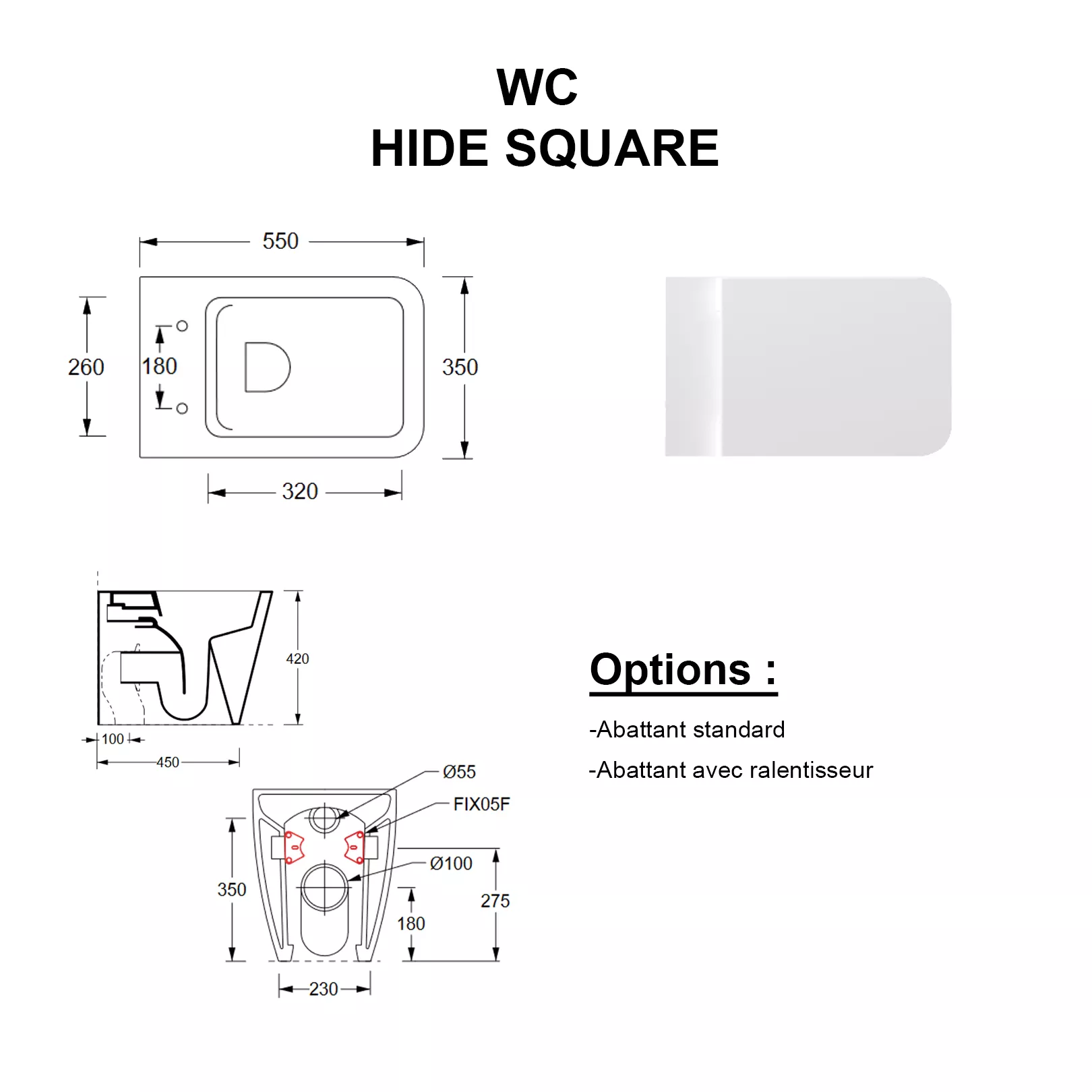 WC HIDE Square
