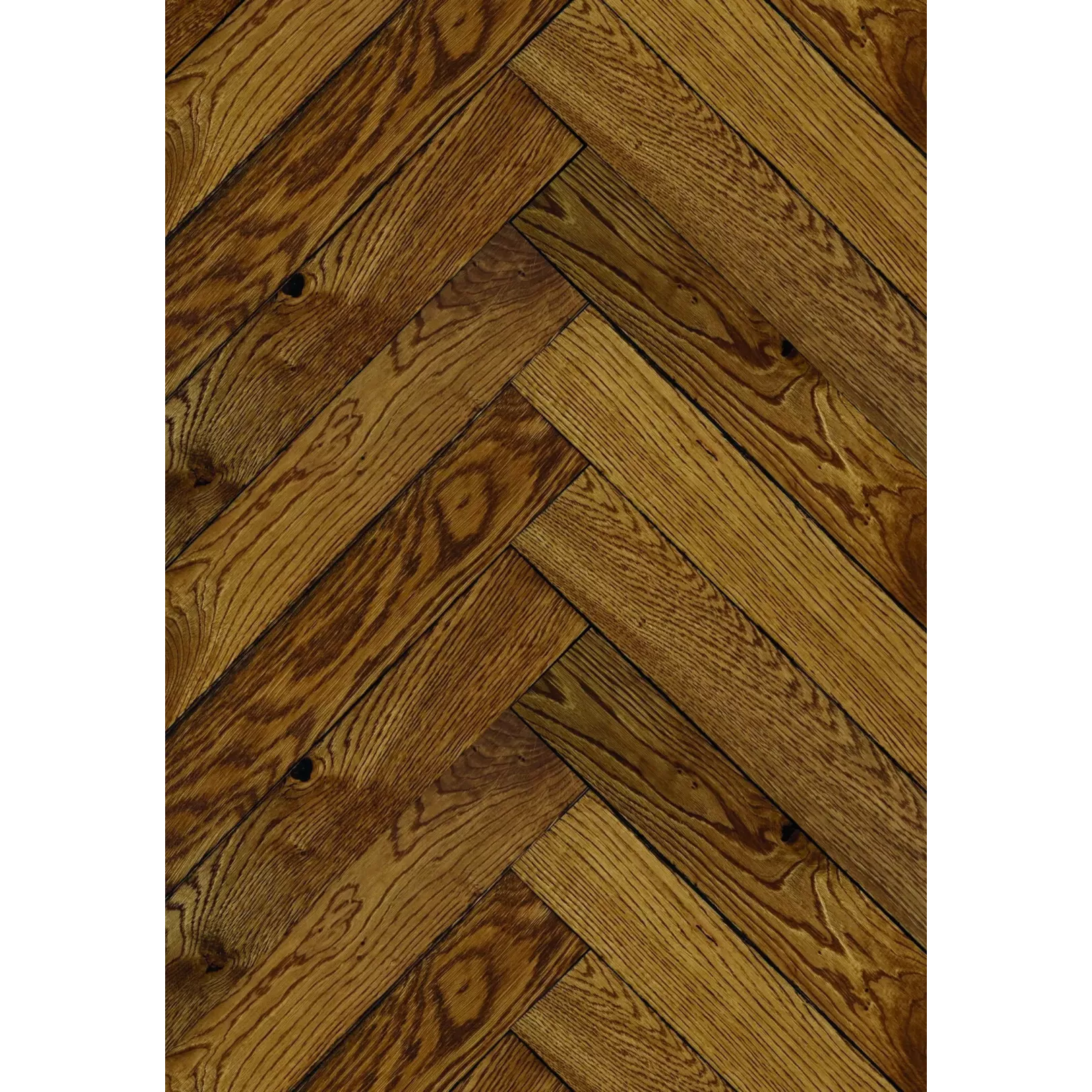 Parquet chêne RIVOLI massif et contre-collé, Vieilli Teinté Vernis Mat 1166