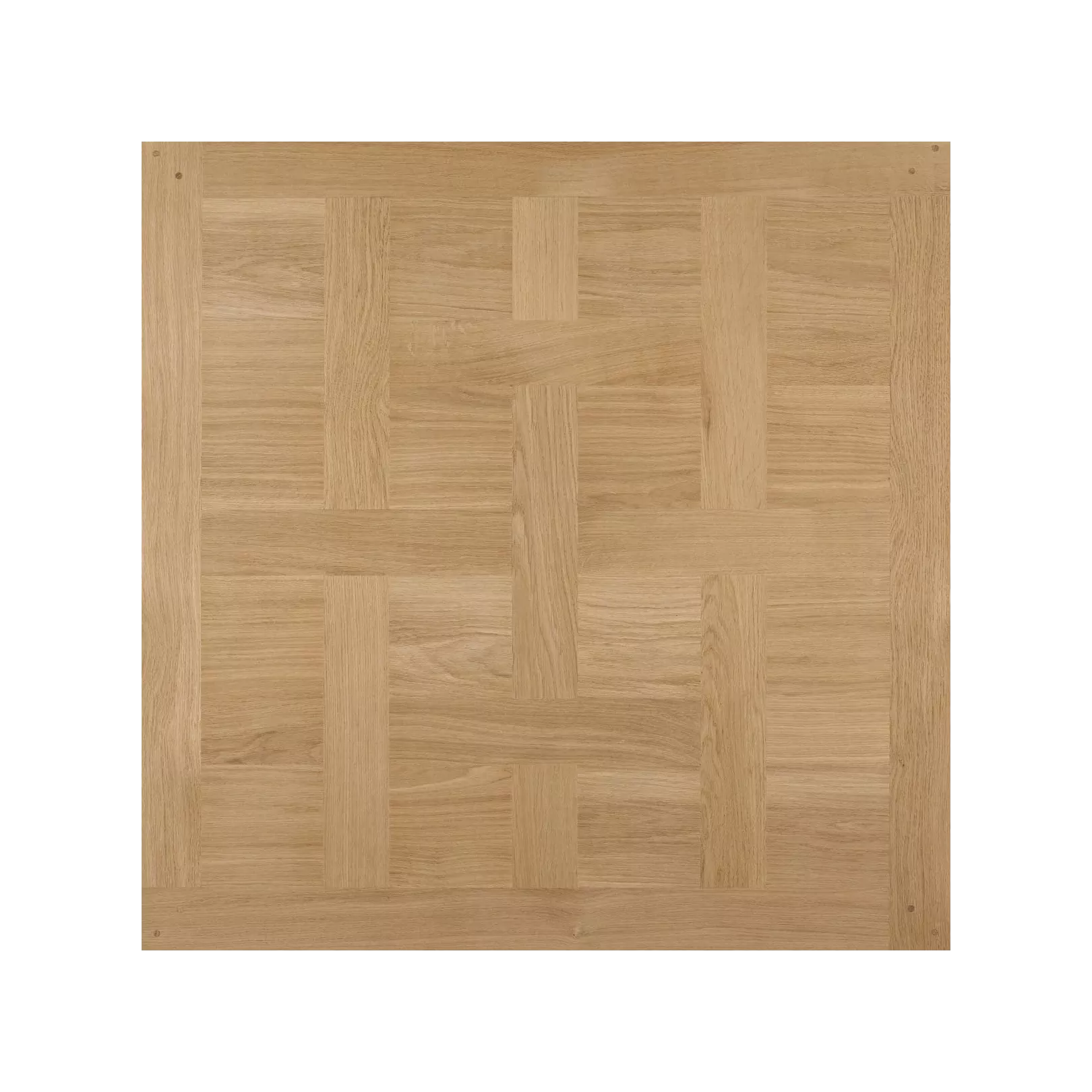 Parquet marqueterie chêne CHANTILLY Massif ou contre collé, Finition Brut