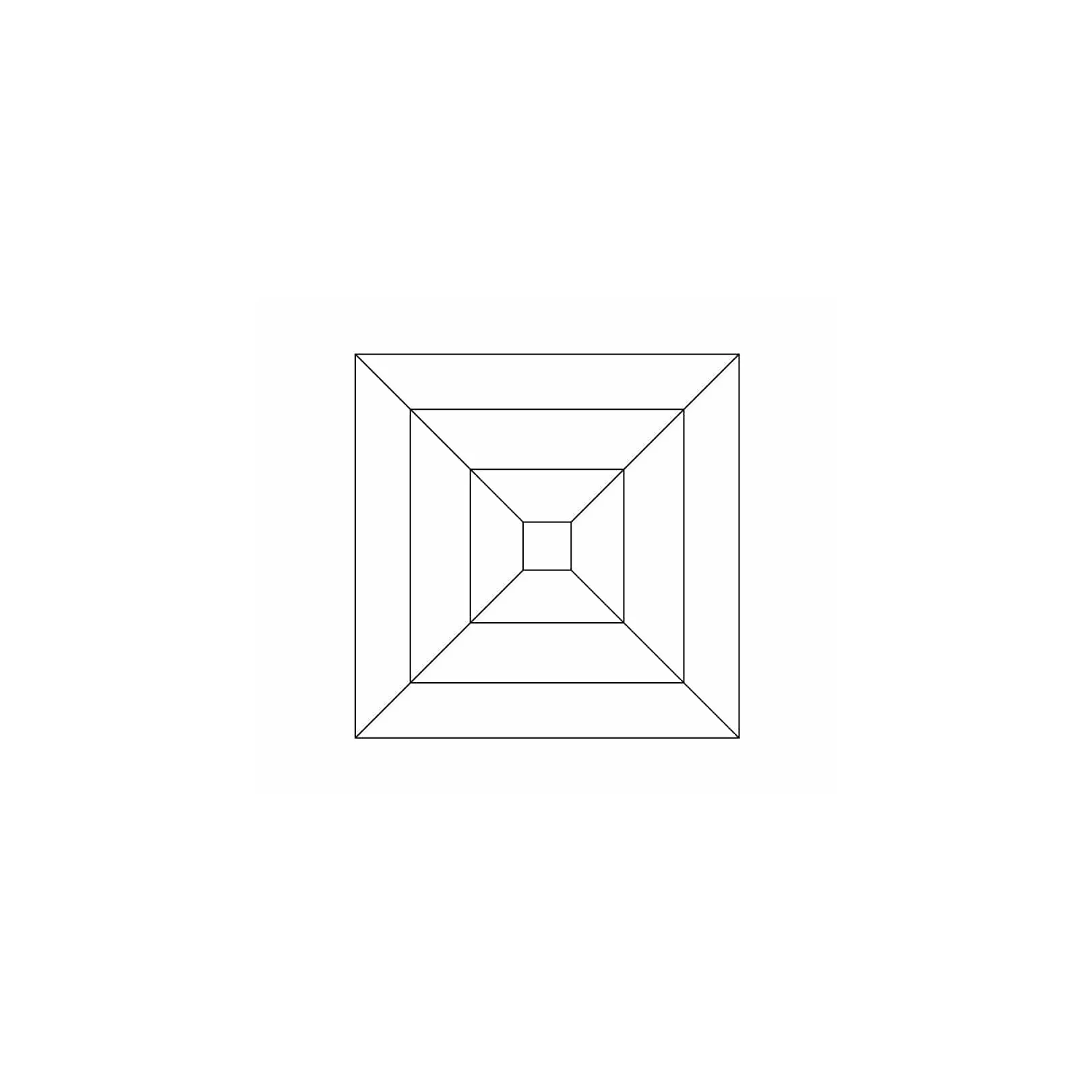 Parquet marqueterie chêne CROIX DE St ANDRE Massif ou semi-massif, Finition Brut