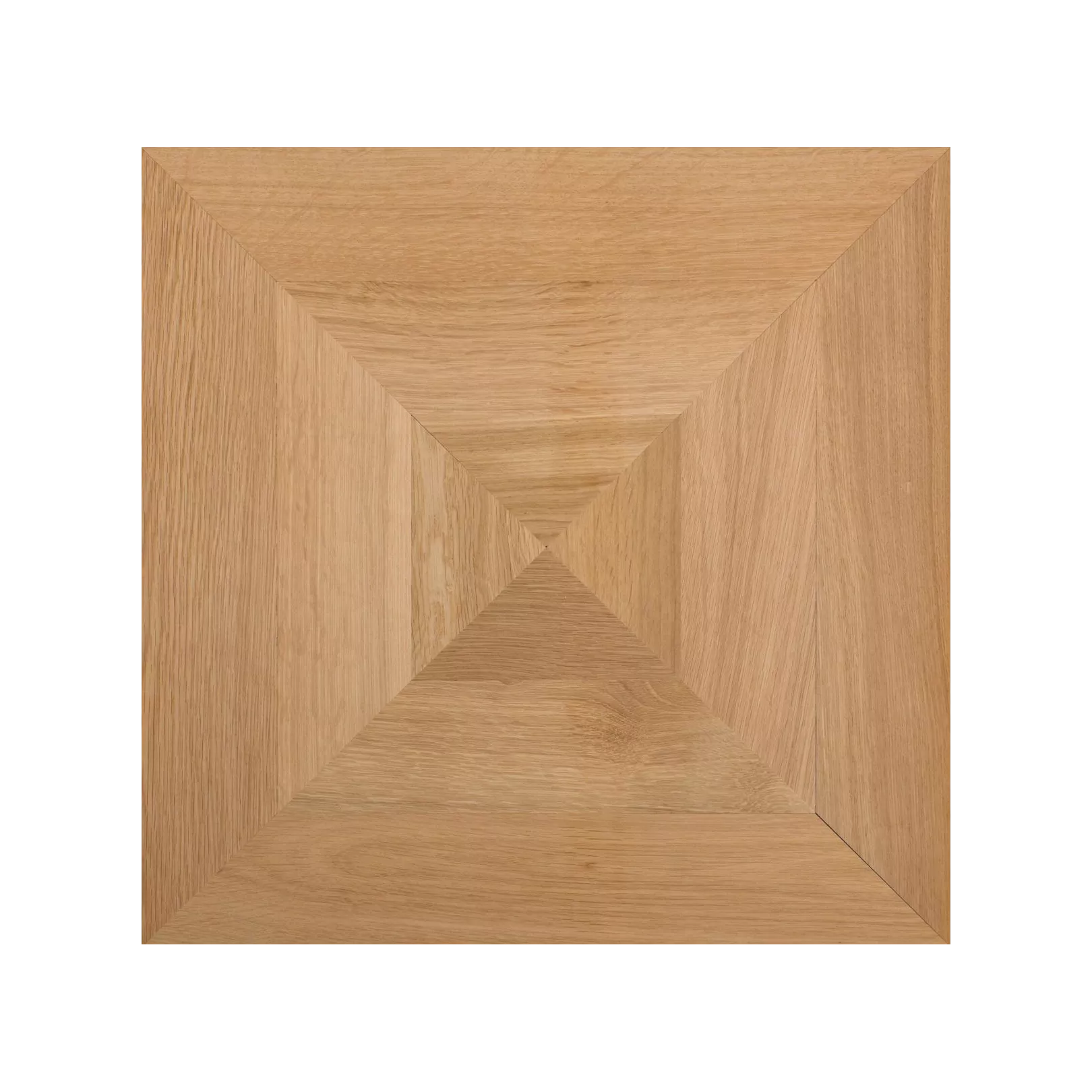 Parquet marqueterie chêne CROIX DE St ANDRE Massif ou semi-massif, Finition Brut