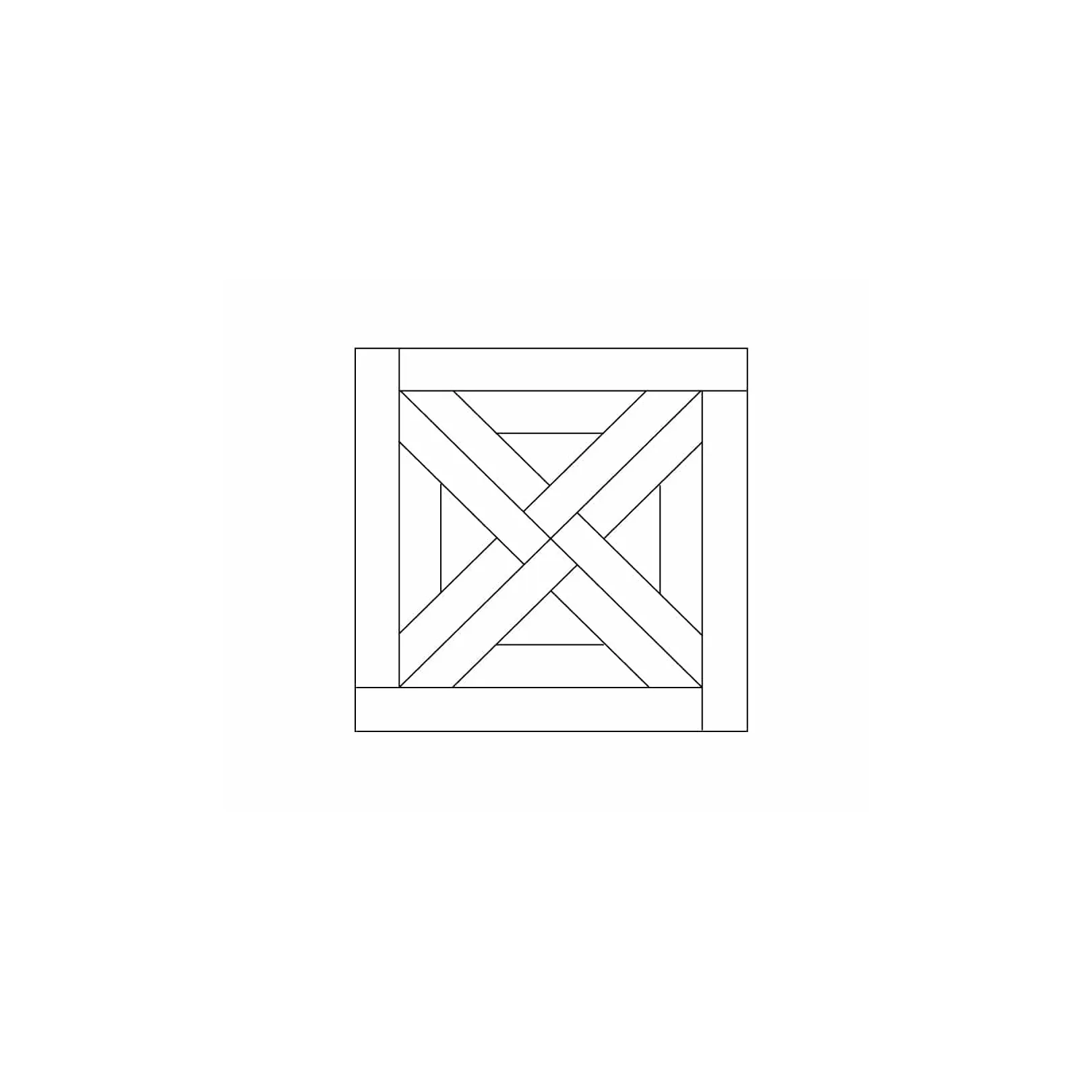 Parquet marqueterie chêne NORMANDIE Massif ou semi-massif, Finition Brut