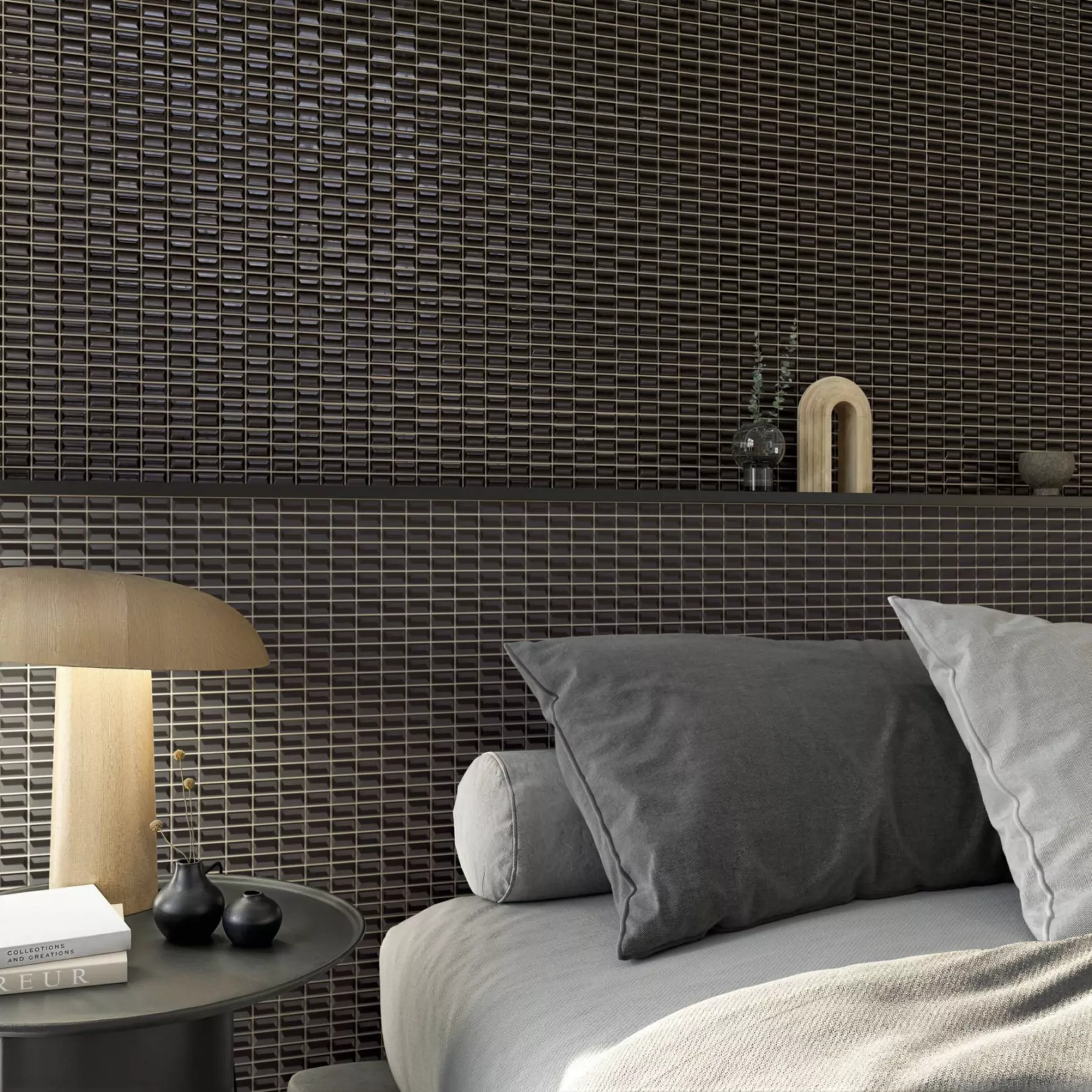 Carrelage mural faience 3D BARS