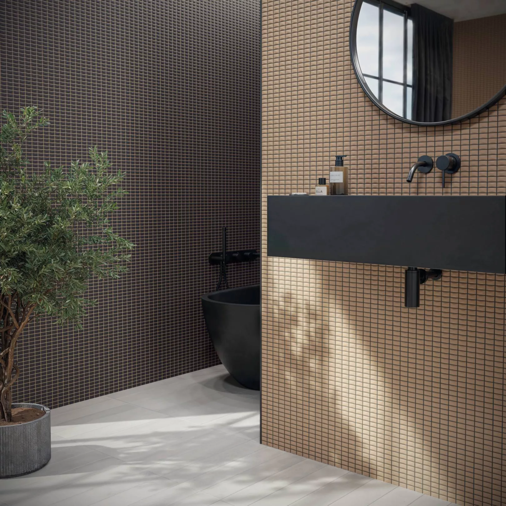 Carrelage mural faience 3D BARS