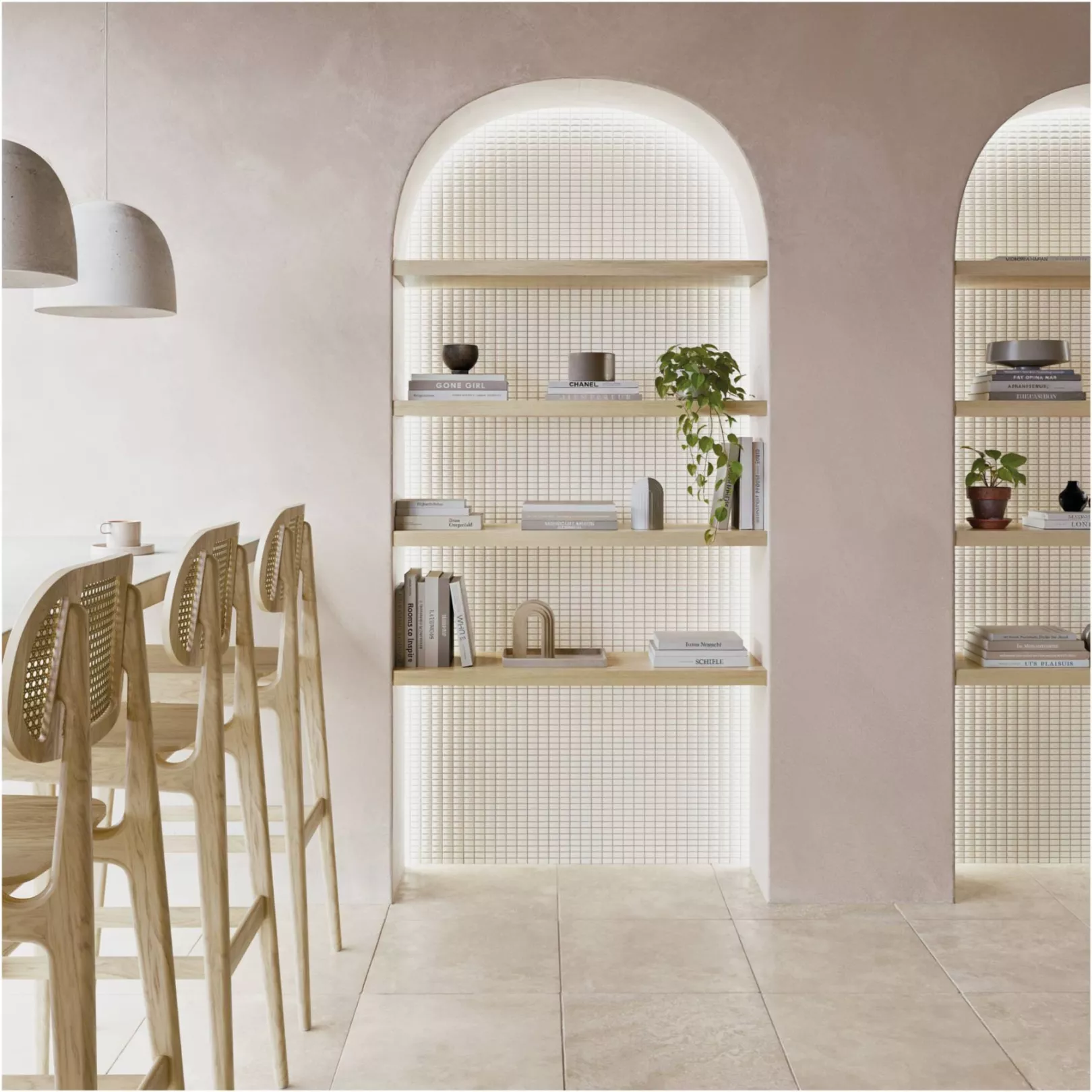 Carrelage mural faience 3D BARS