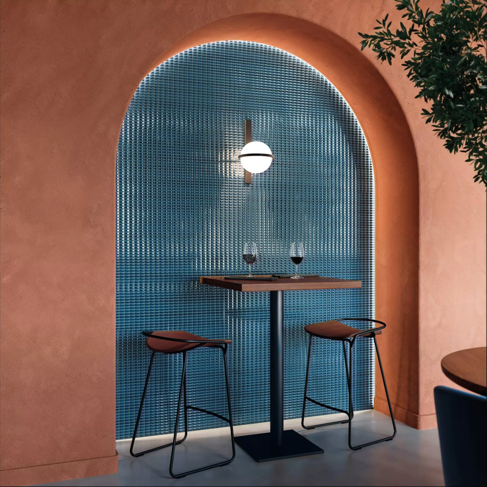 Carrelage mural faience 3D BARS