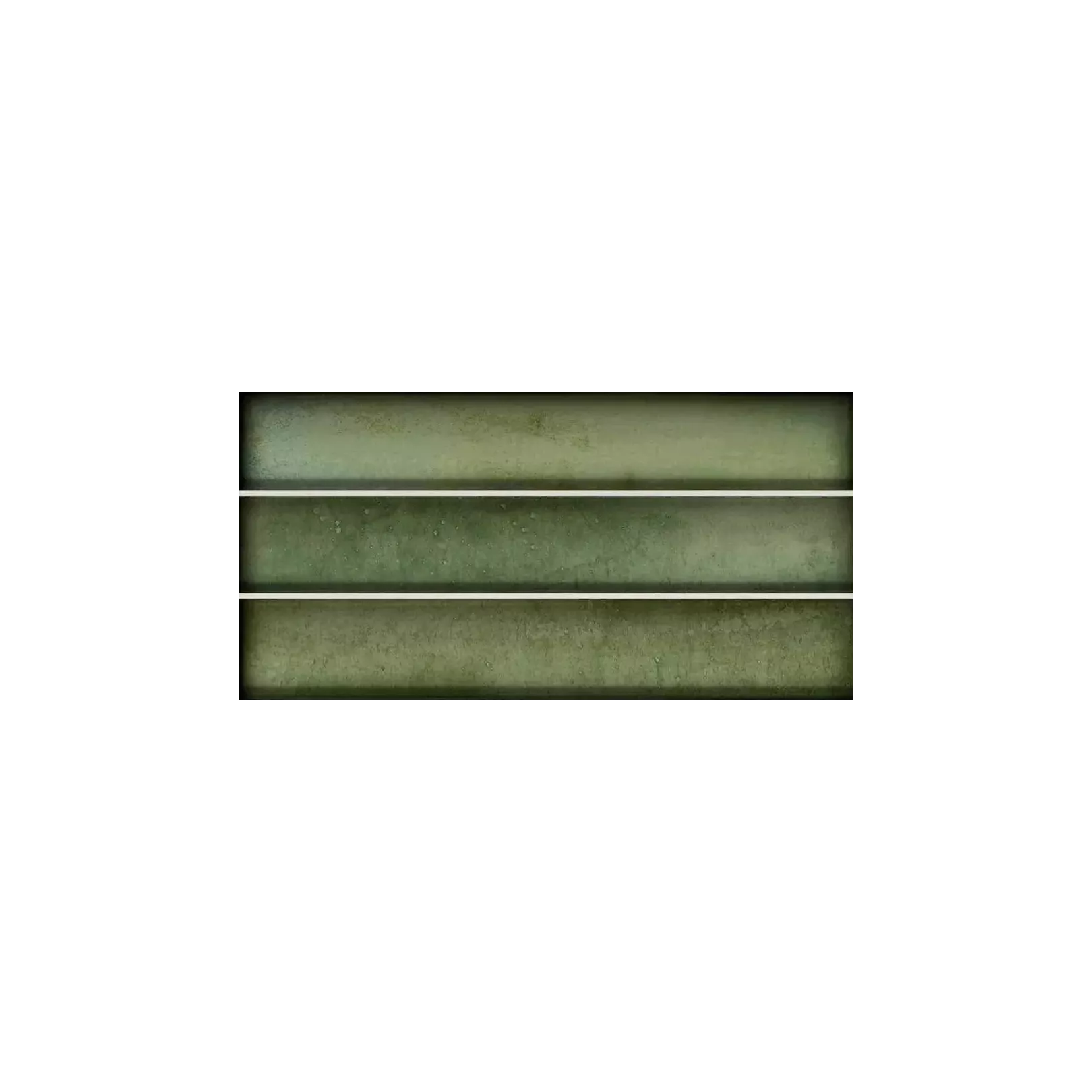 Mosaïque en grès cérame BIG BARS RAKU (brillant)