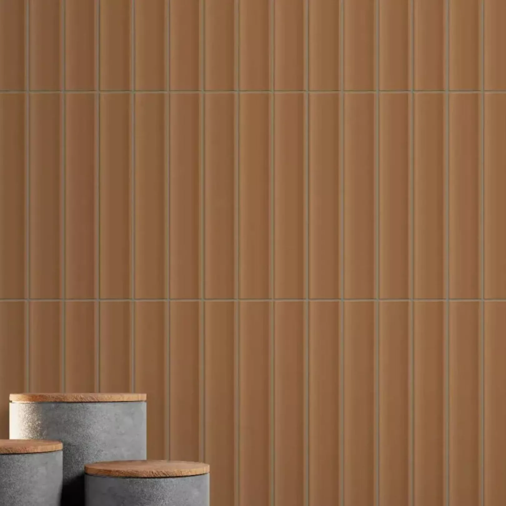 Mosaïque en grès cérame BIG BARS MAT