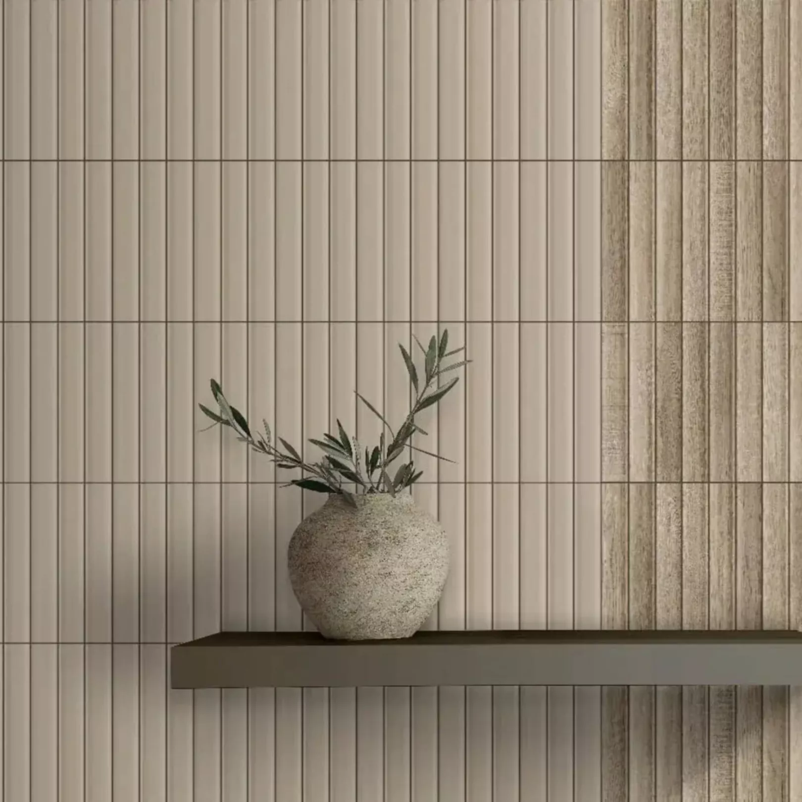 Mosaïque en grès cérame BIG BARS MAT