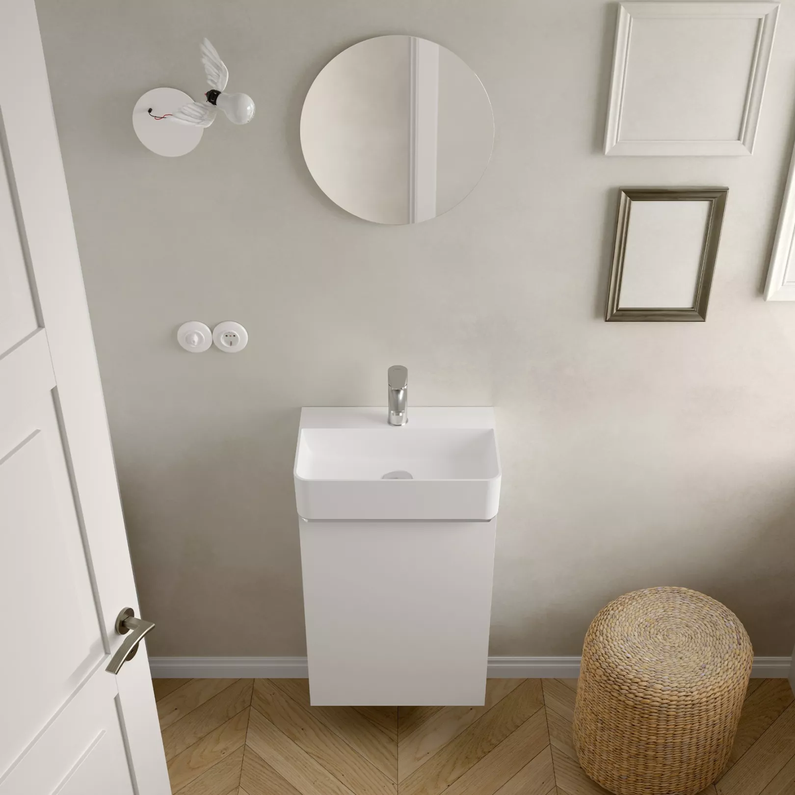 Meuble bain suspendu AIDA 1 porte