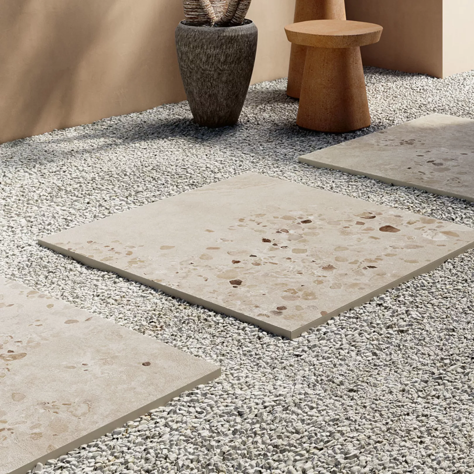 Grès cérame effet pierre I COCCI SICILIANI - 20mm exterieur