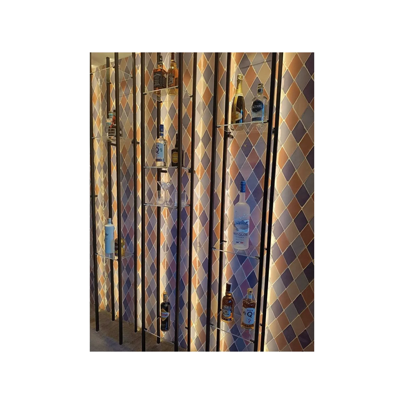 Carrelage mural TERRE CUITE ÉMAILLÉE Artisanale LOSANGE