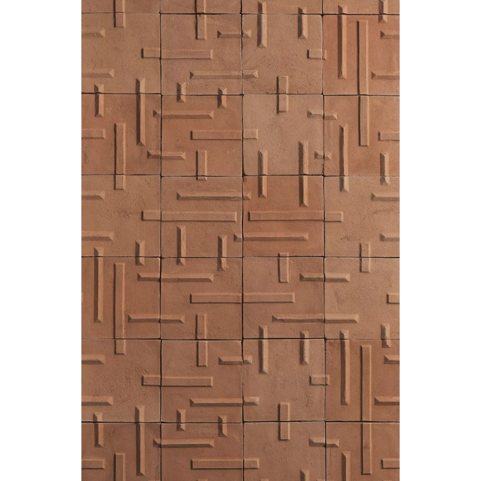 Terre cuite naturelle et émaillé FORNACE BRIONI  "LE PIASTRELLE SEGNATE" BY GIOVANNI BARBIERI