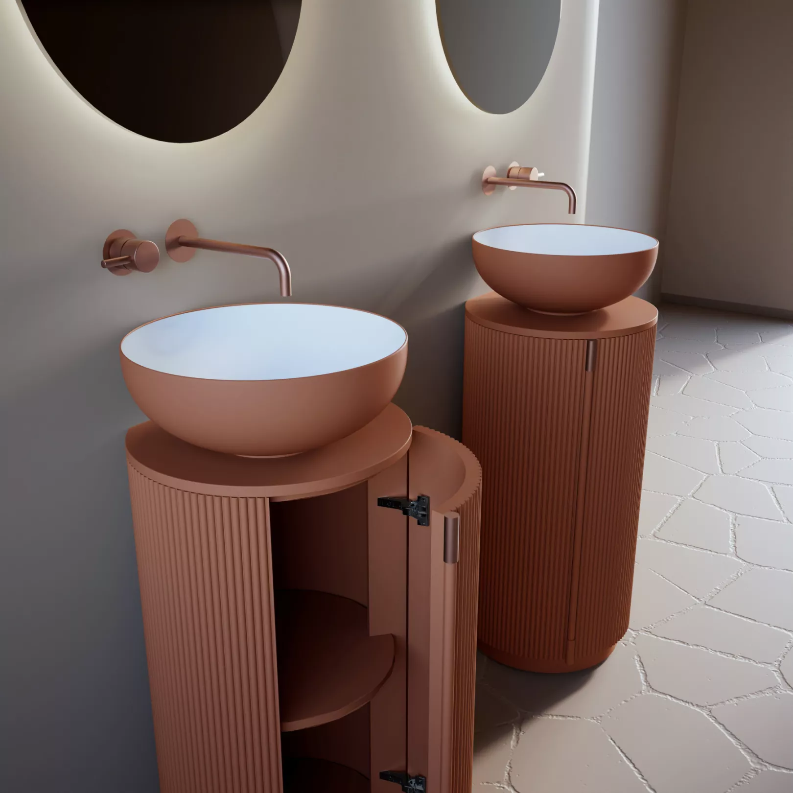 Meuble bain colonne TOTEM