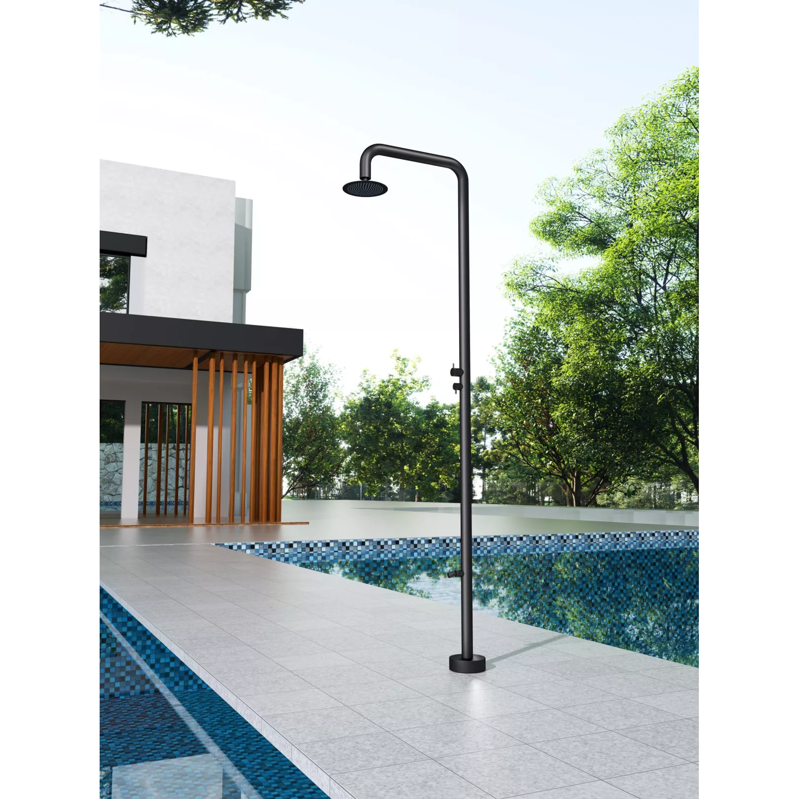 Colonne de douche d'extérieur monofluide HOUSTON