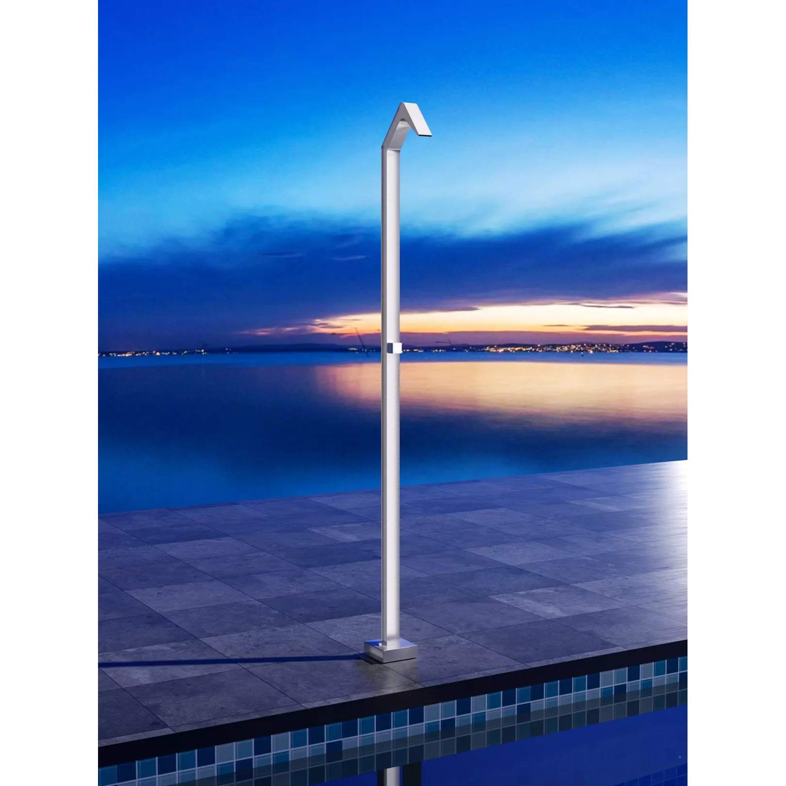 Colonne de douche d'extérieur monofluide SAINT-TROPEZ