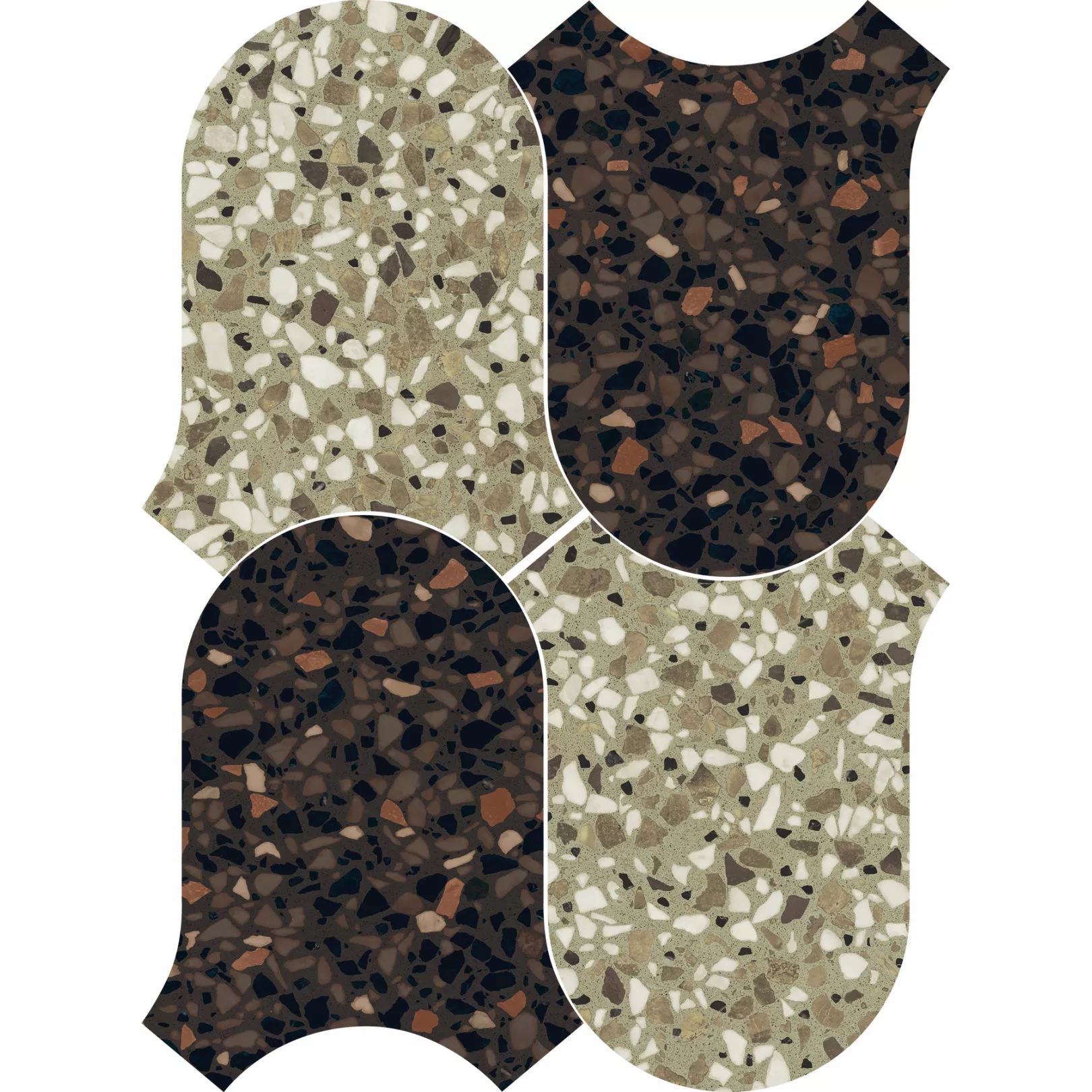 Carrelage grès cérame effet terrazzo CHICCO