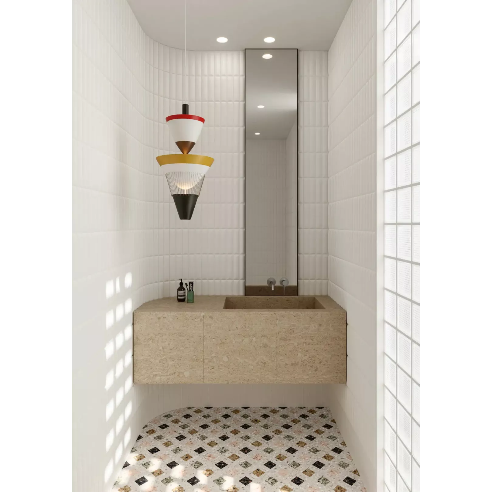 Carrelage grès cérame effet terrazzo CHICCO