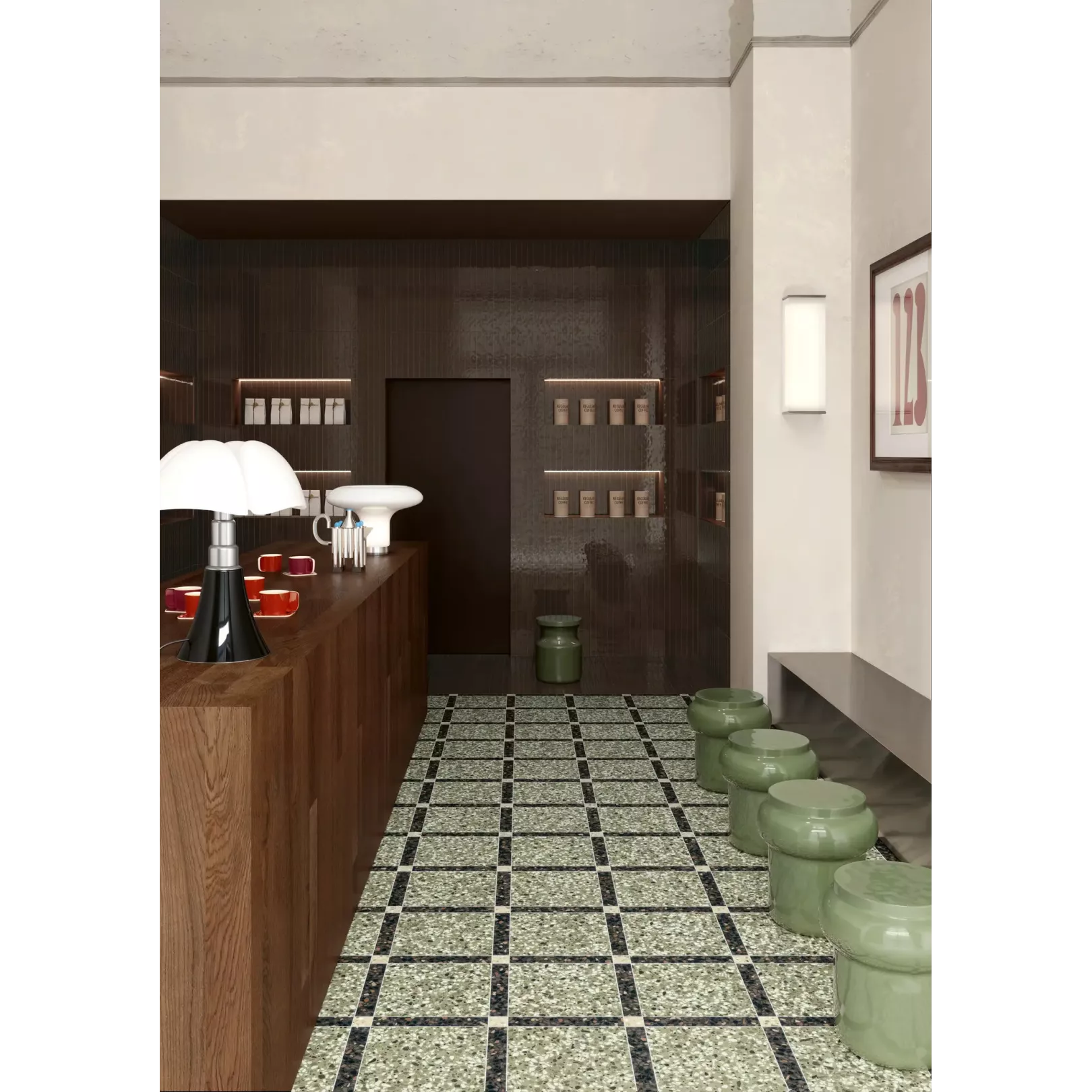 Carrelage grès cérame effet terrazzo CHICCO