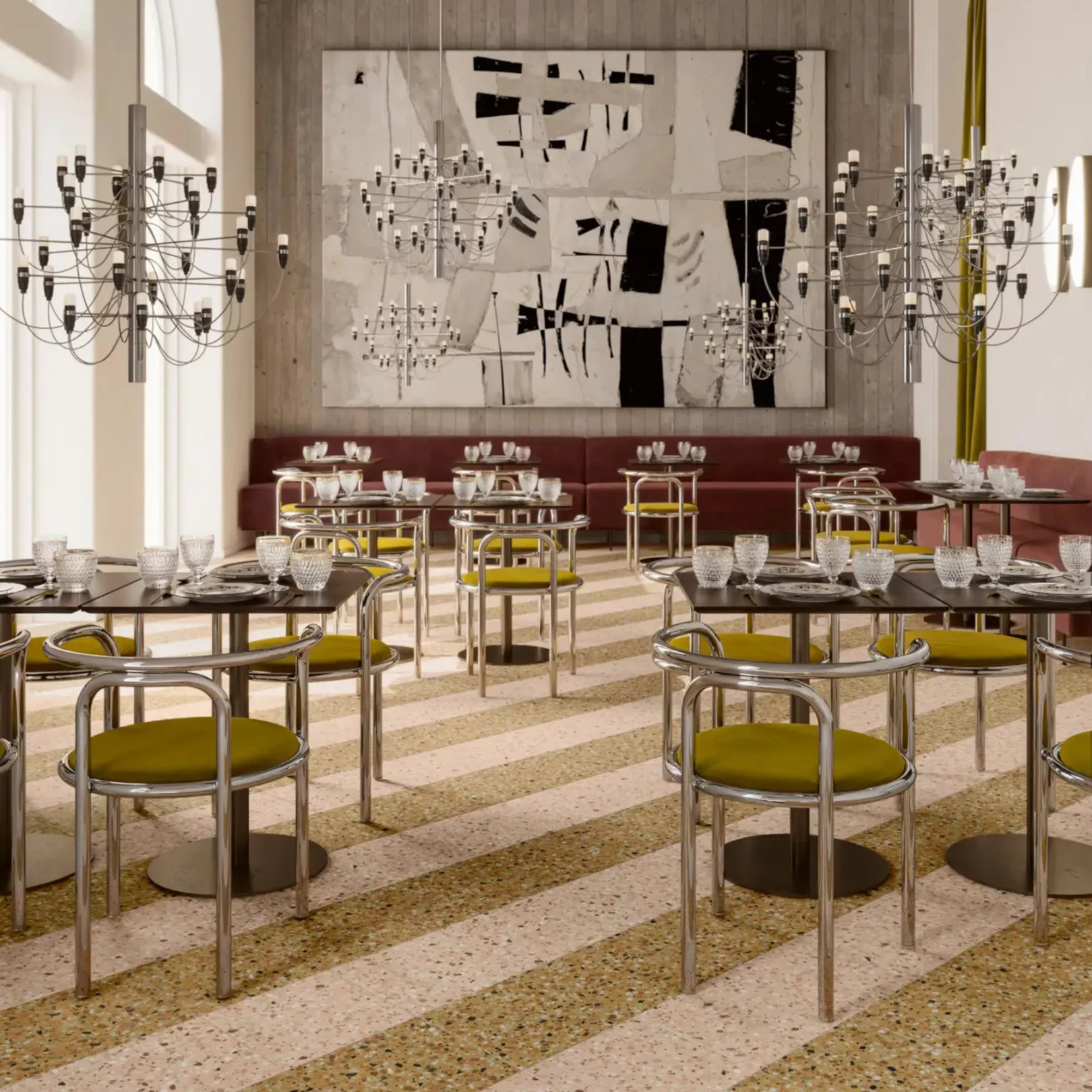 Carrelage grès cérame effet terrazzo CHICCO