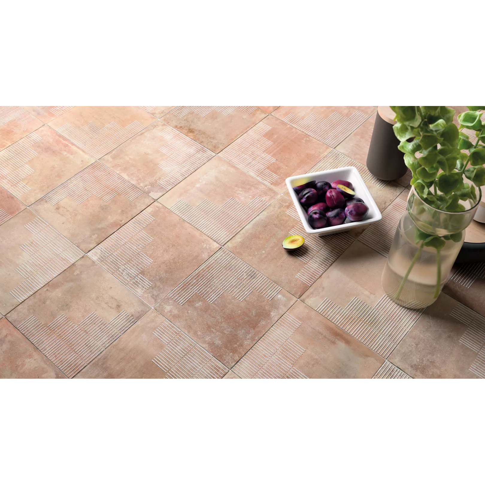 Carrelage grès cérame effet terre cuite CHATEAU