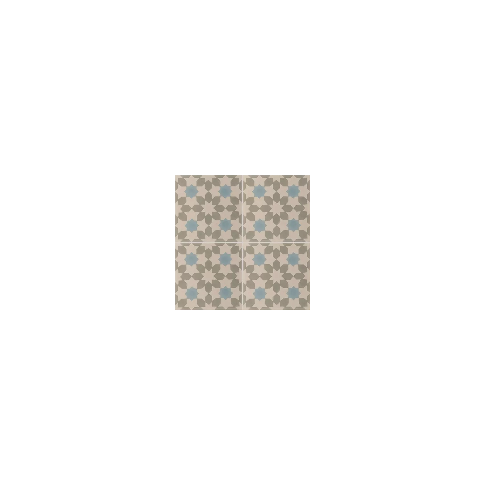 4 Carreaux de ciment coloré gris et bleu NC1 27.07.15