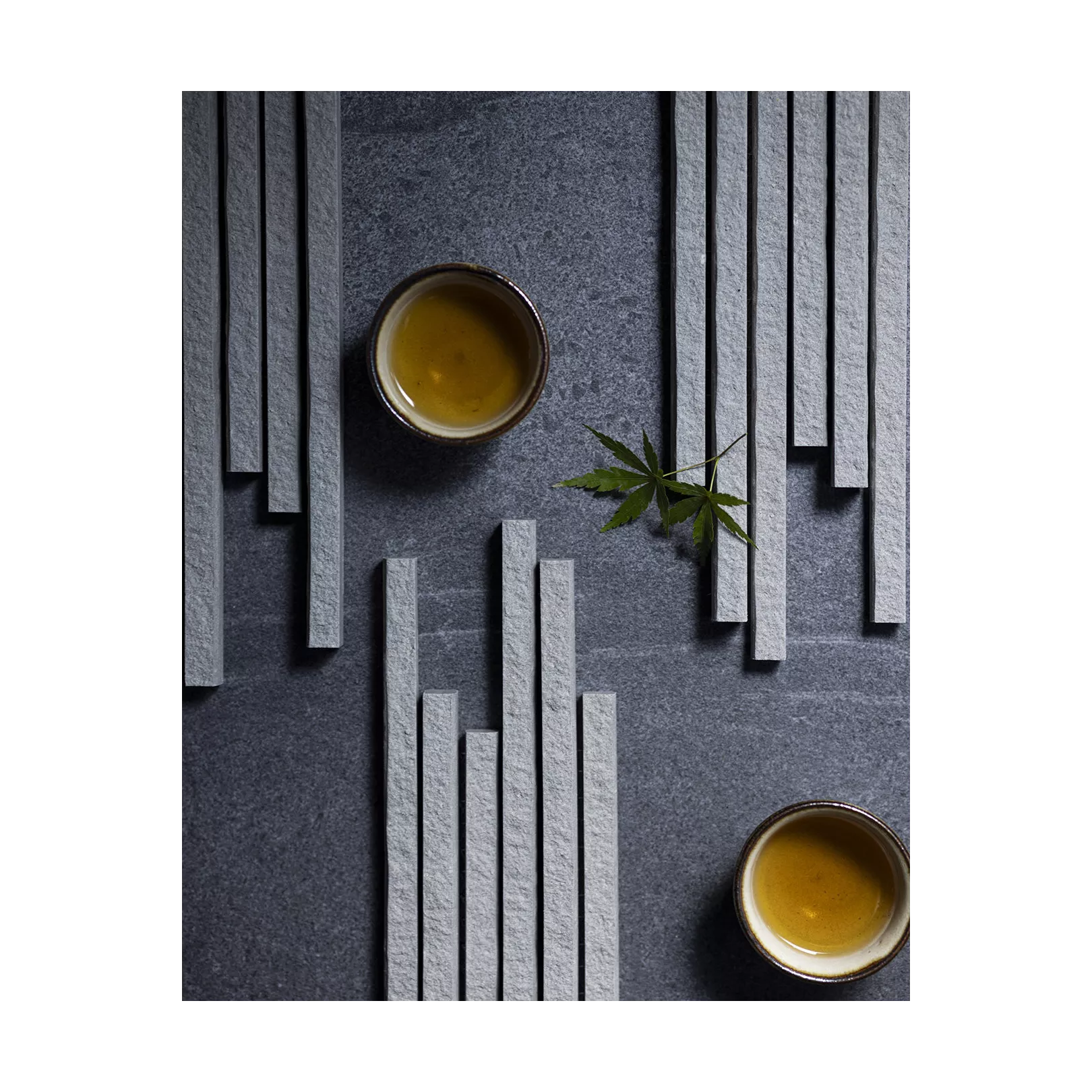 Mosaïque de grès cérame INAX SENTOUSAI stick 23.5x1.3cm