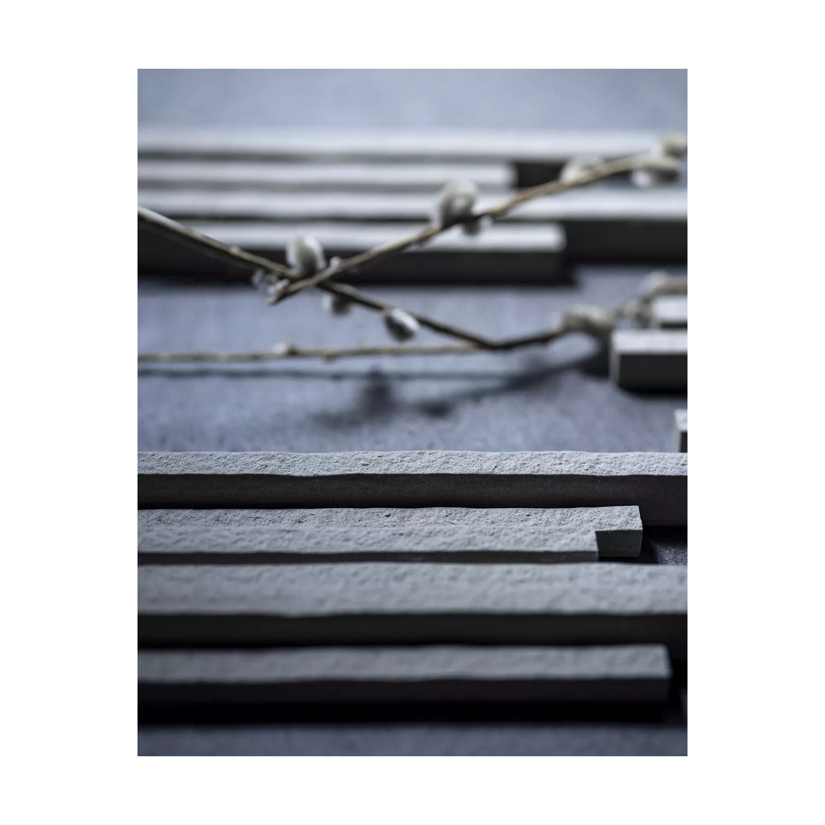 Mosaïque de grès cérame INAX SENTOUSAI stick 23.5x1.3cm