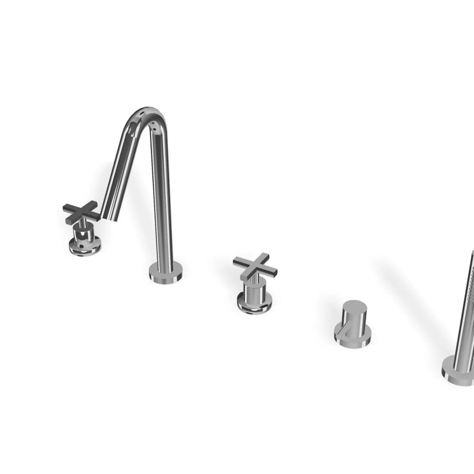 Robinet mitigeur a poser pour baignoire LINE
