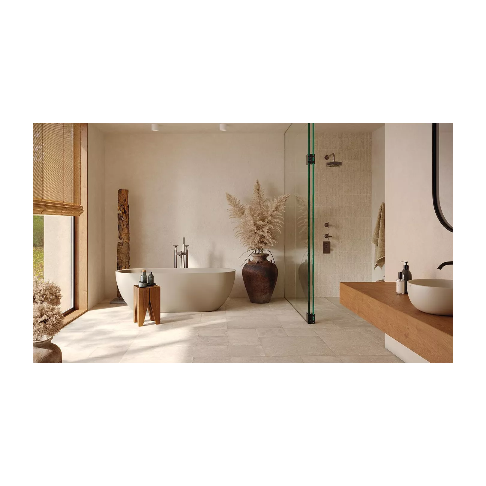 Carrelage grès cérame effet pierre PAVA STONE
