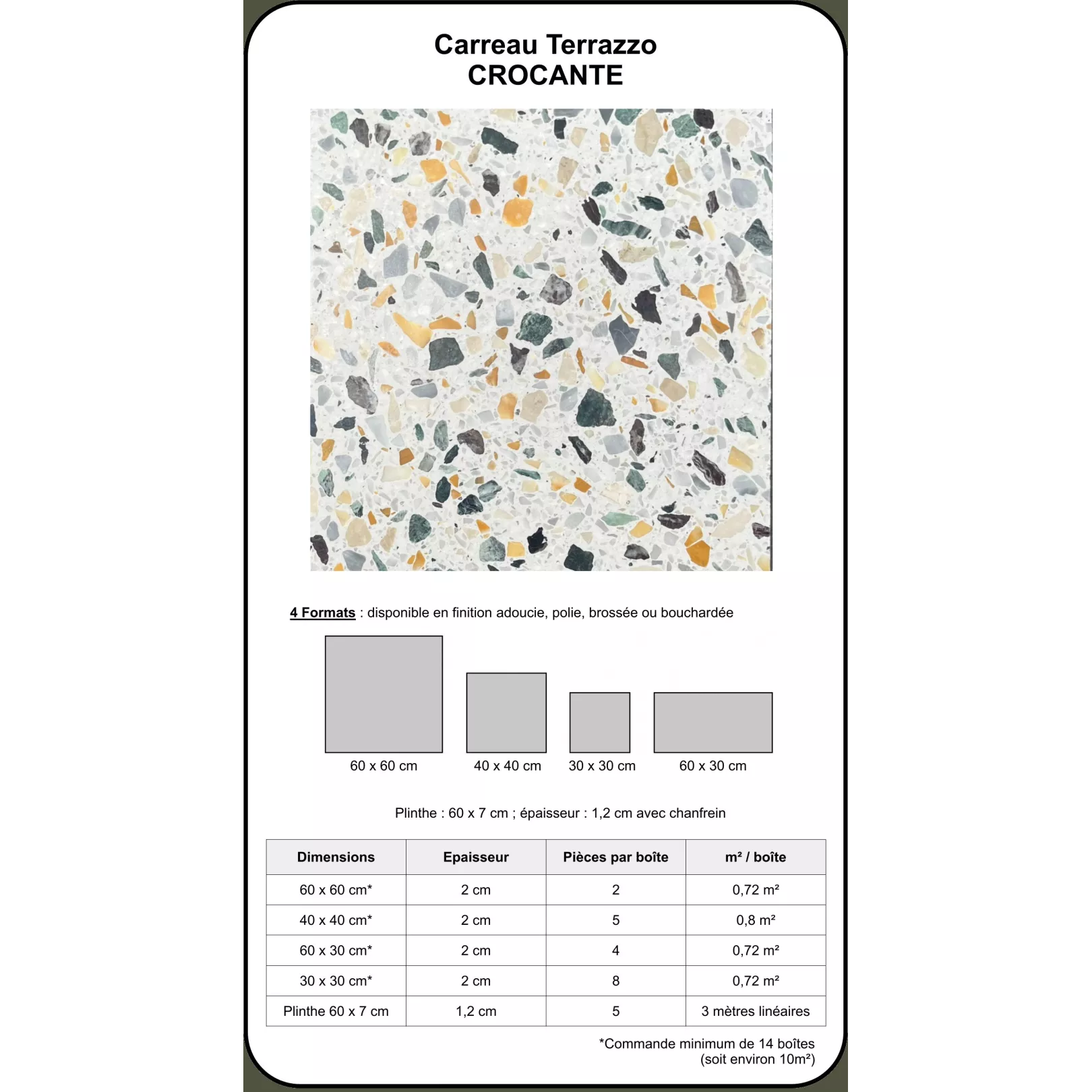 Carreau Terrazzo CROCANTE - collection TRADIZIONE