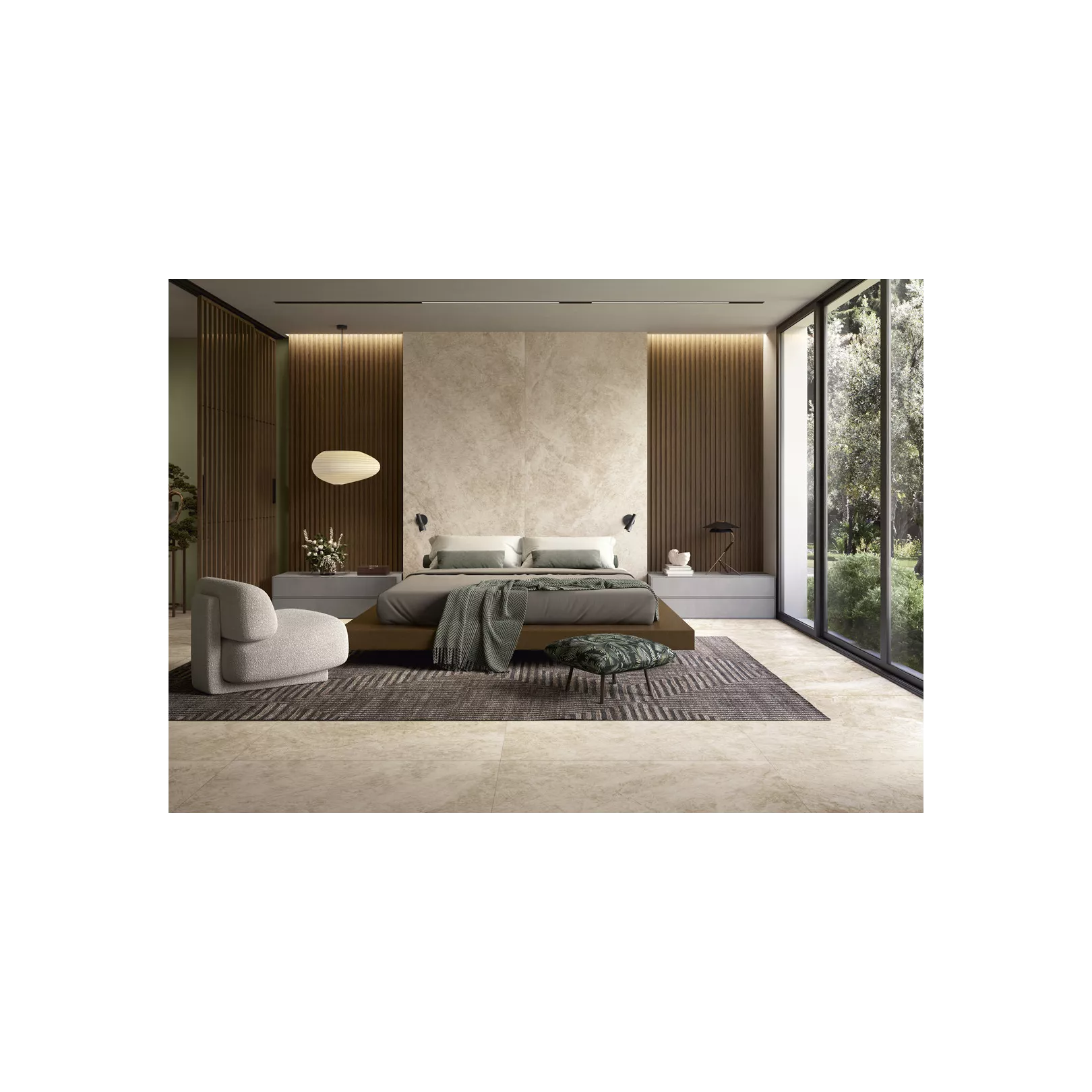Carrelage grès cérame effet marbre NOBLESSE - CHAMPAGNE QUARTZ
