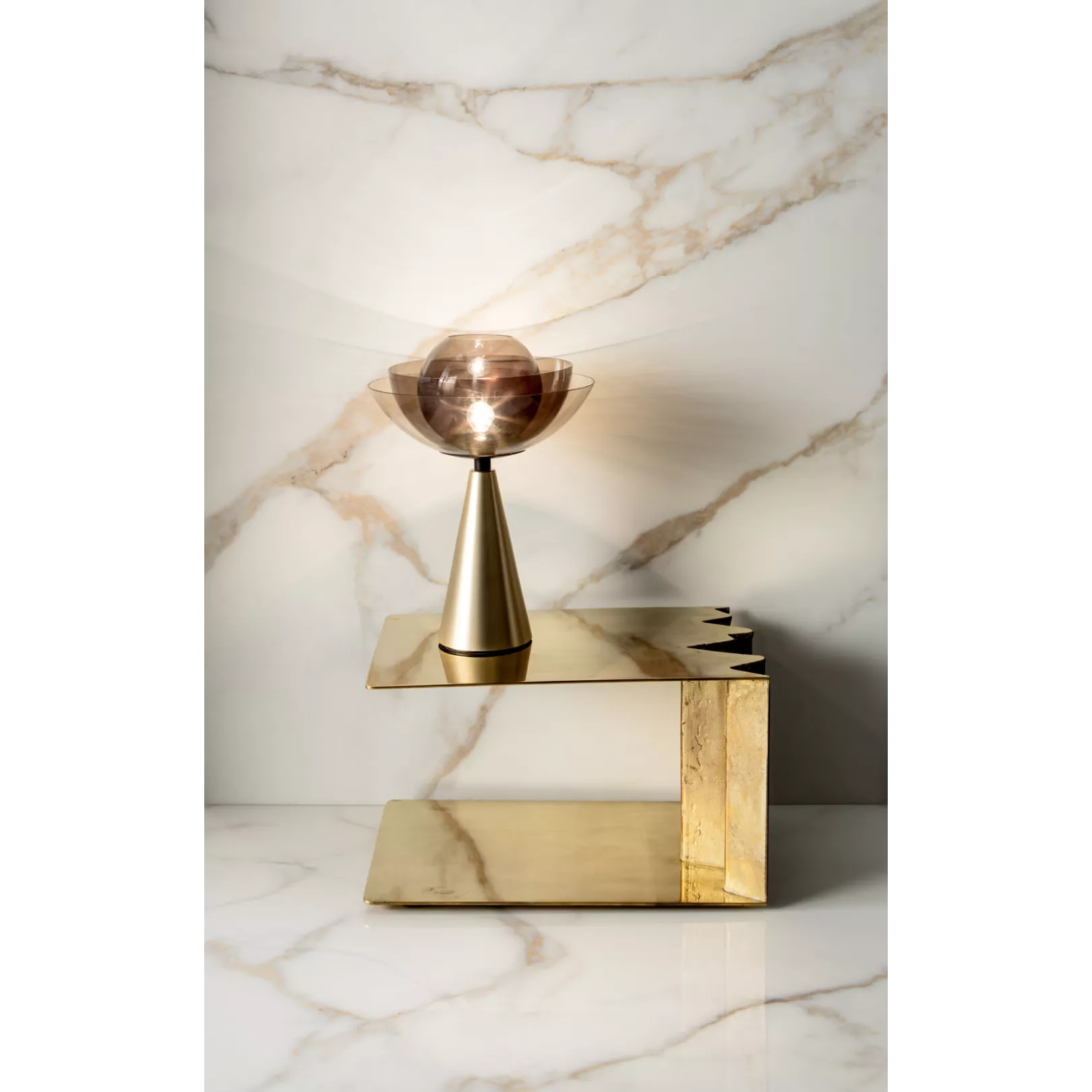 Carrelage grès cérame effet marbre NOBLESSE - CALACATTA ORO