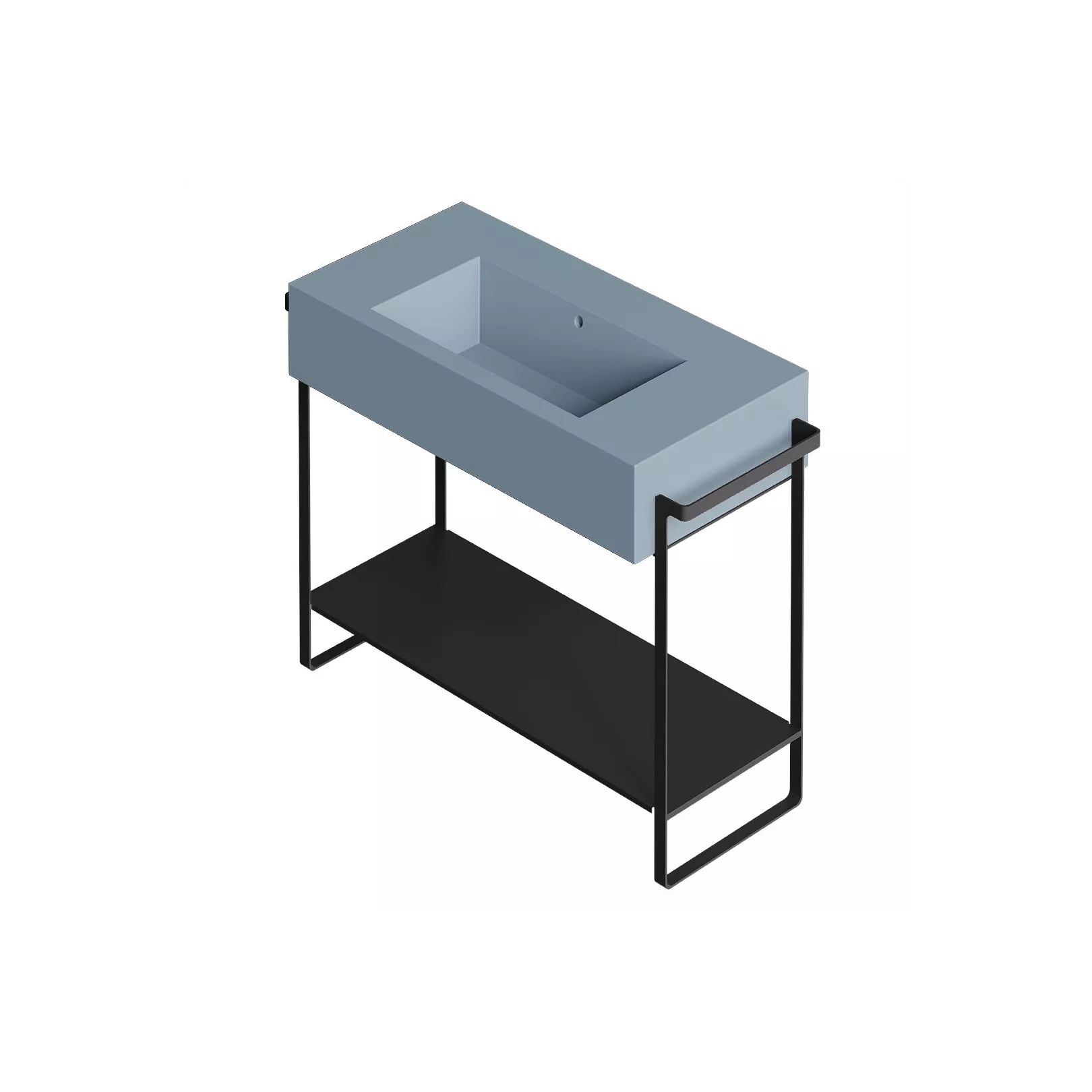Bleu mat
