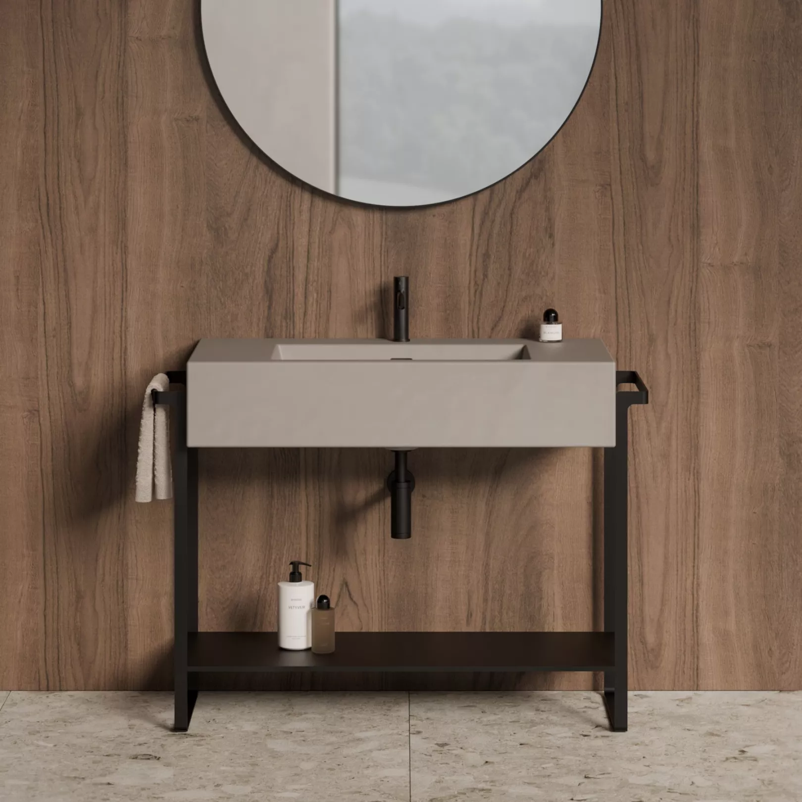Lavabo, vasque sur pieds KUBO
