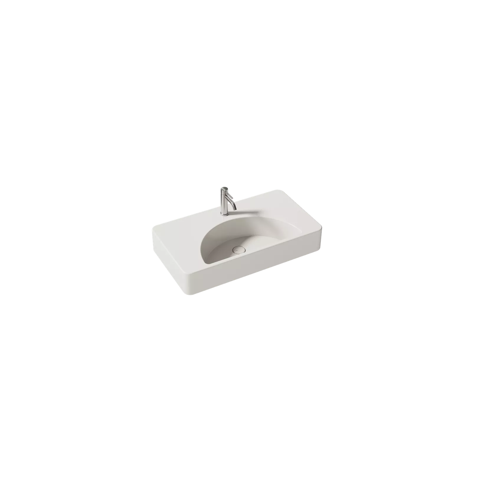 Lavabo, vasque à poser LUNARIS 81x45