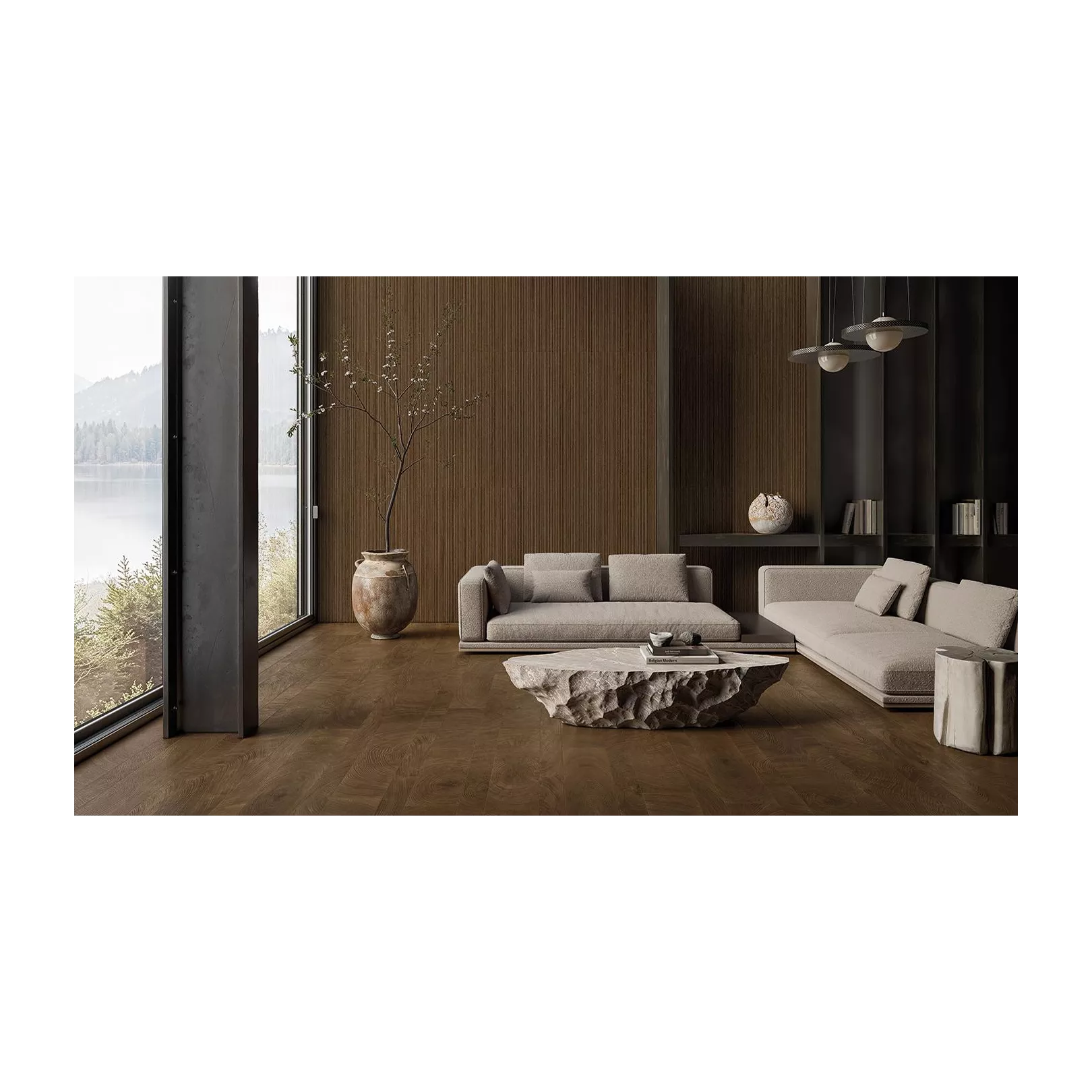 Carrelage grès cérame effet bois W-CIRCLES