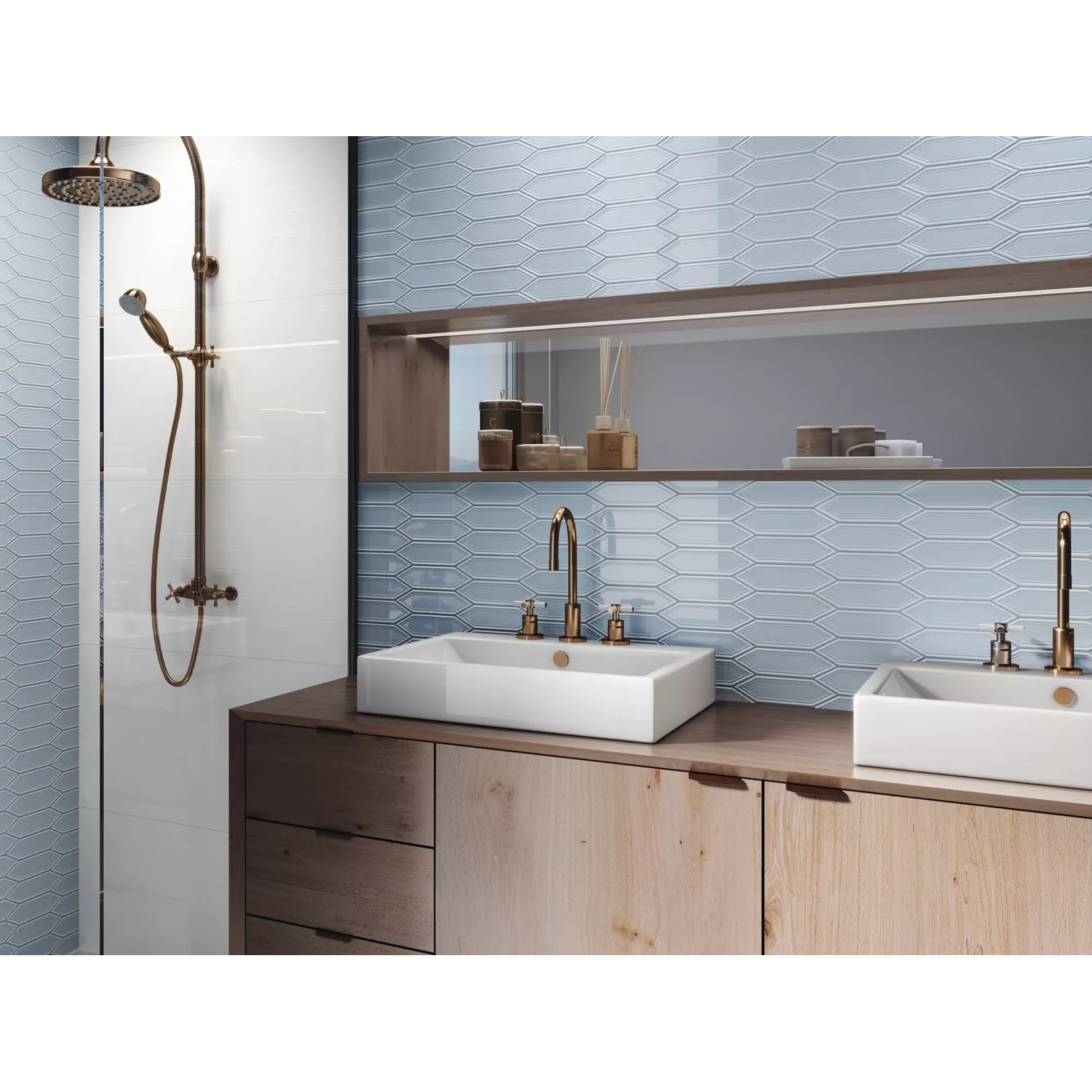 Carrelage mural faience effet classique KNIGHTSBRIDGE