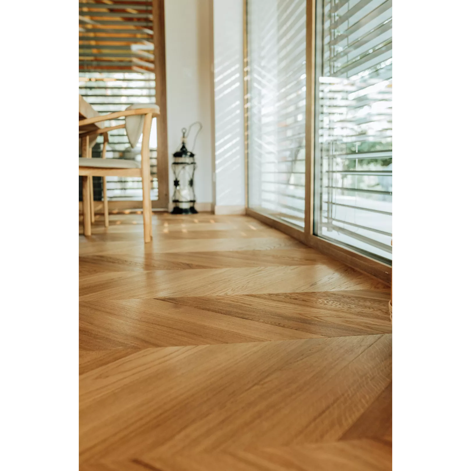 Parquet chêne Massif - Point de Hongrie - brut ou teinté (vernis ou huilé)