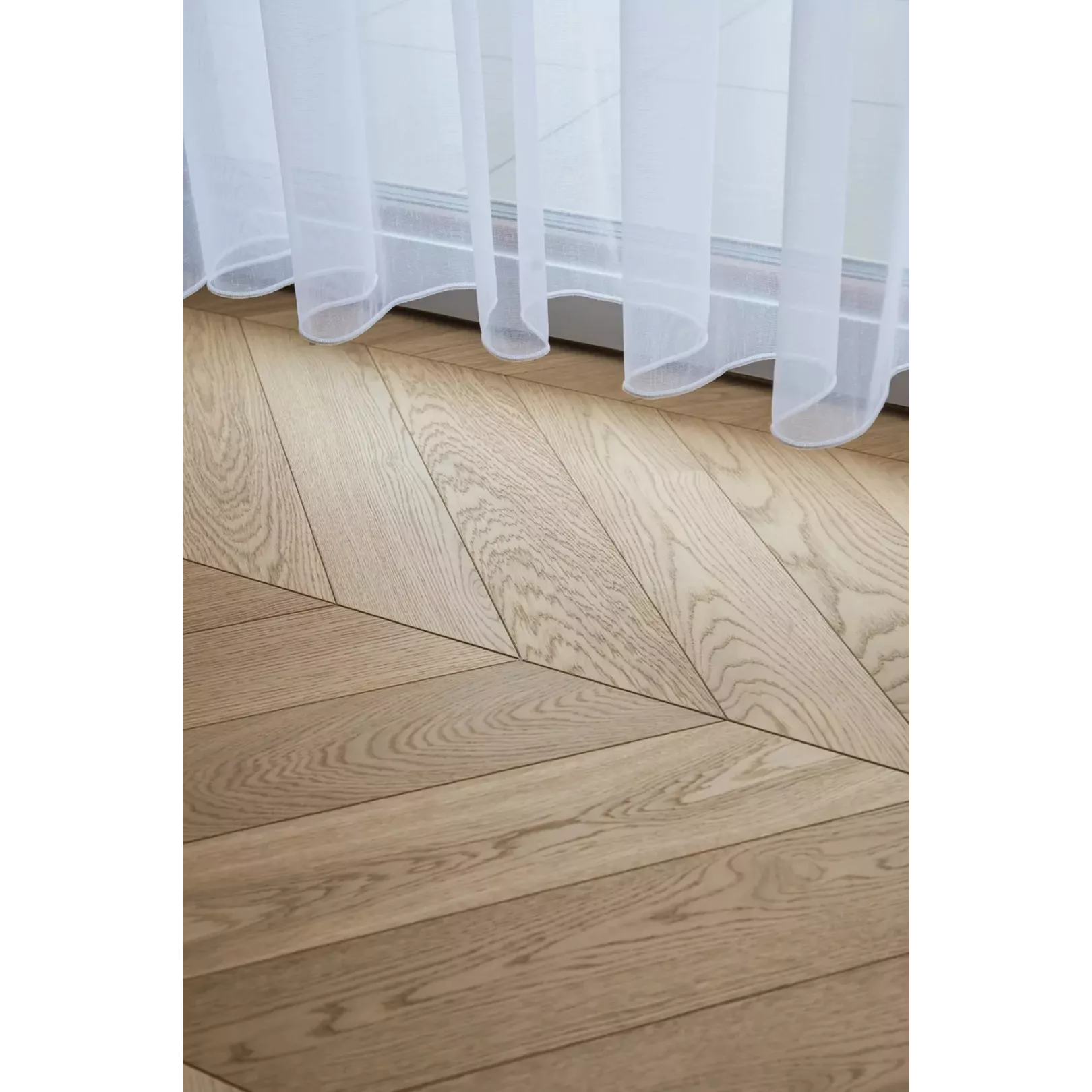 Parquet chêne Contre-collé - Point de Hongrie - brut ou teinté (vernis ou huilé)