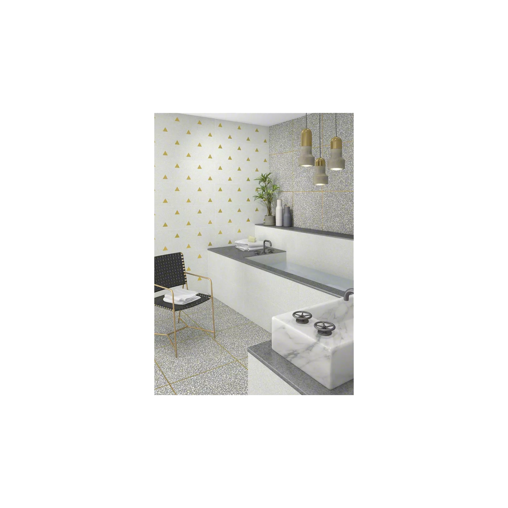 Carrelage grès cérame effet terrazzo Portofino (4 couleurs)